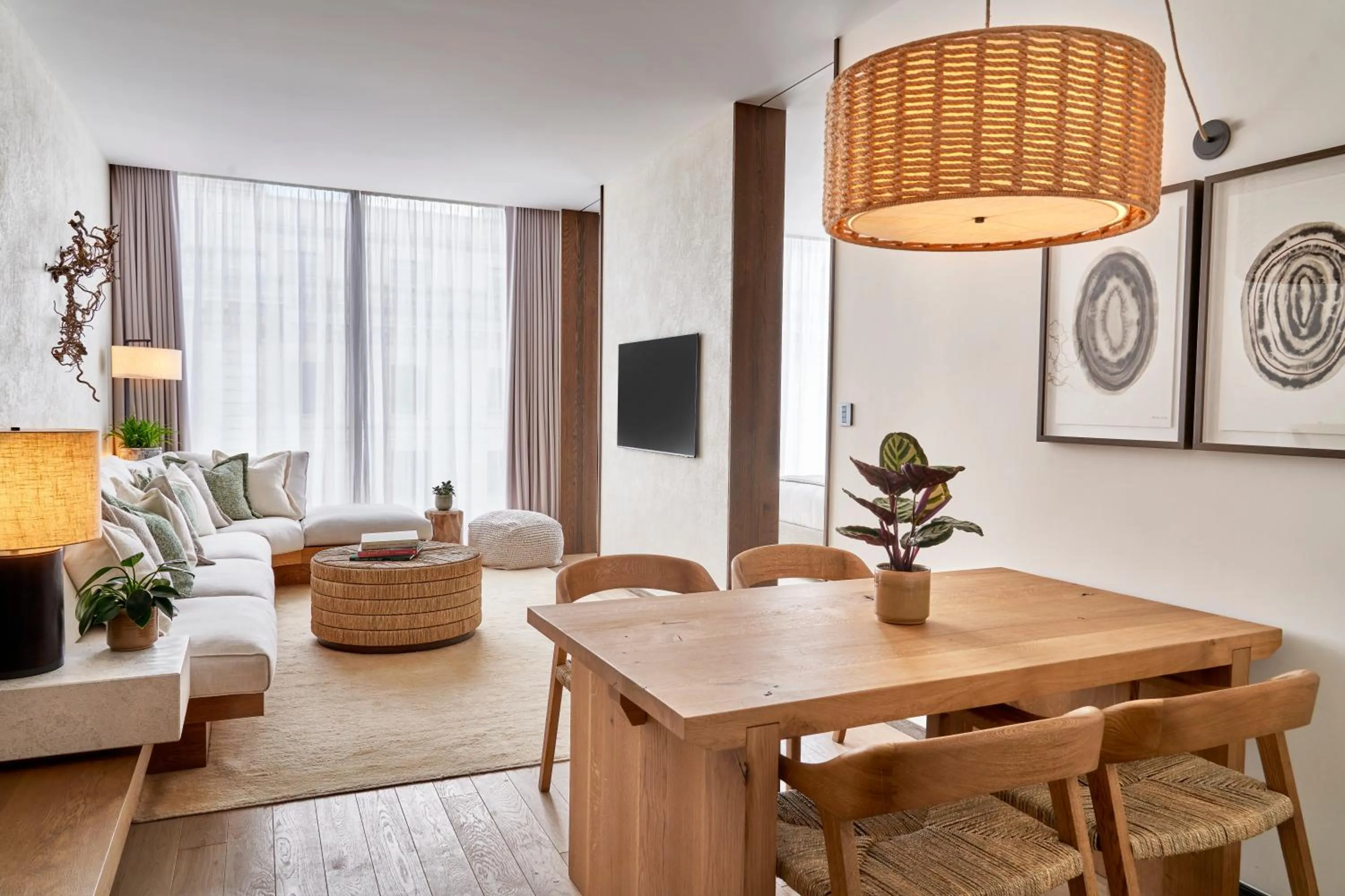 Living room in 1 Hotel Mayfair