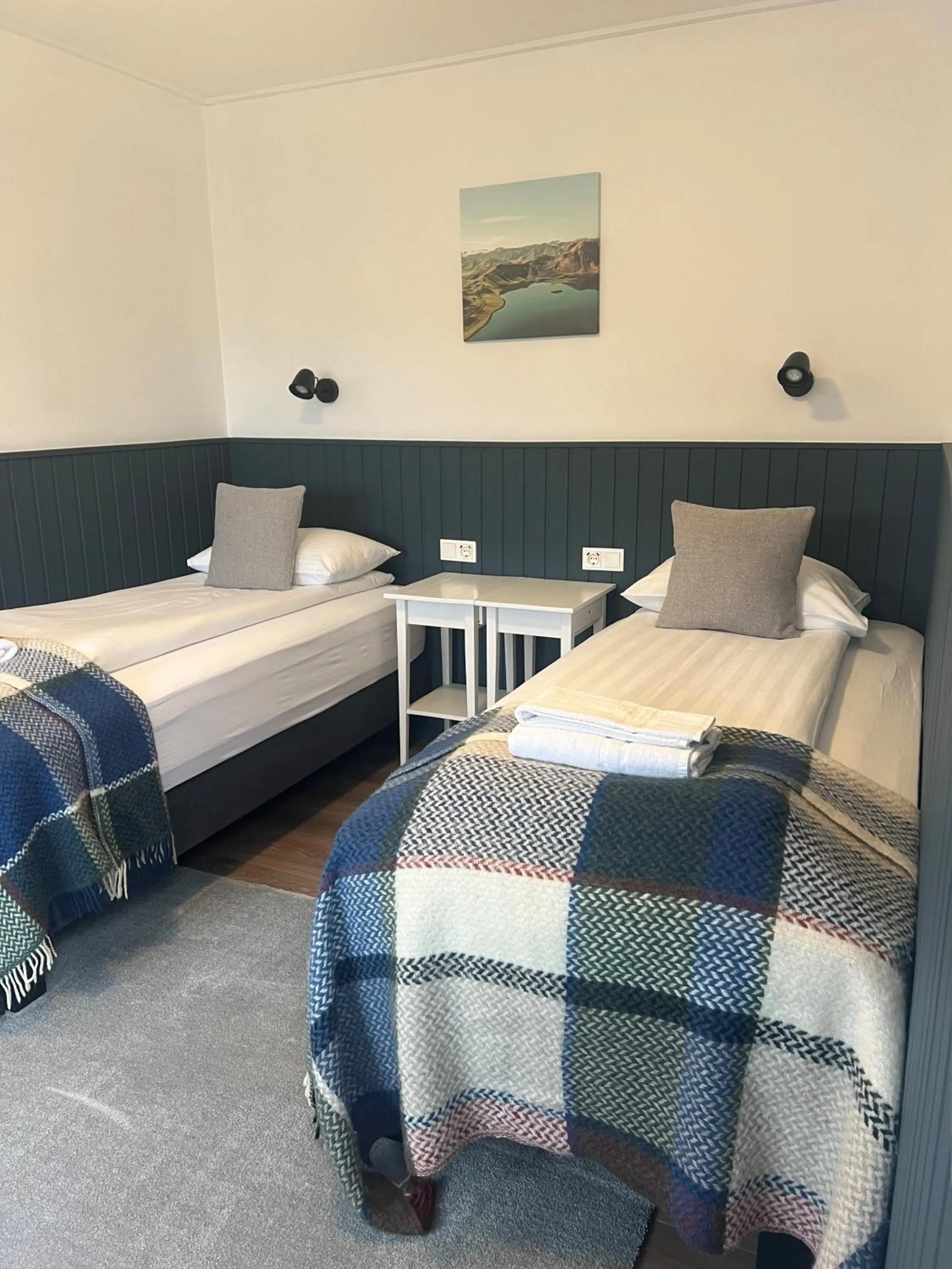 Bed in Aurora Lodge Hotel