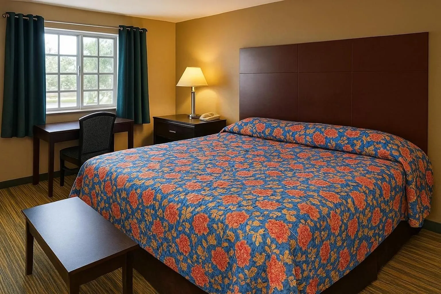 Bed in Catalina Airport Motel