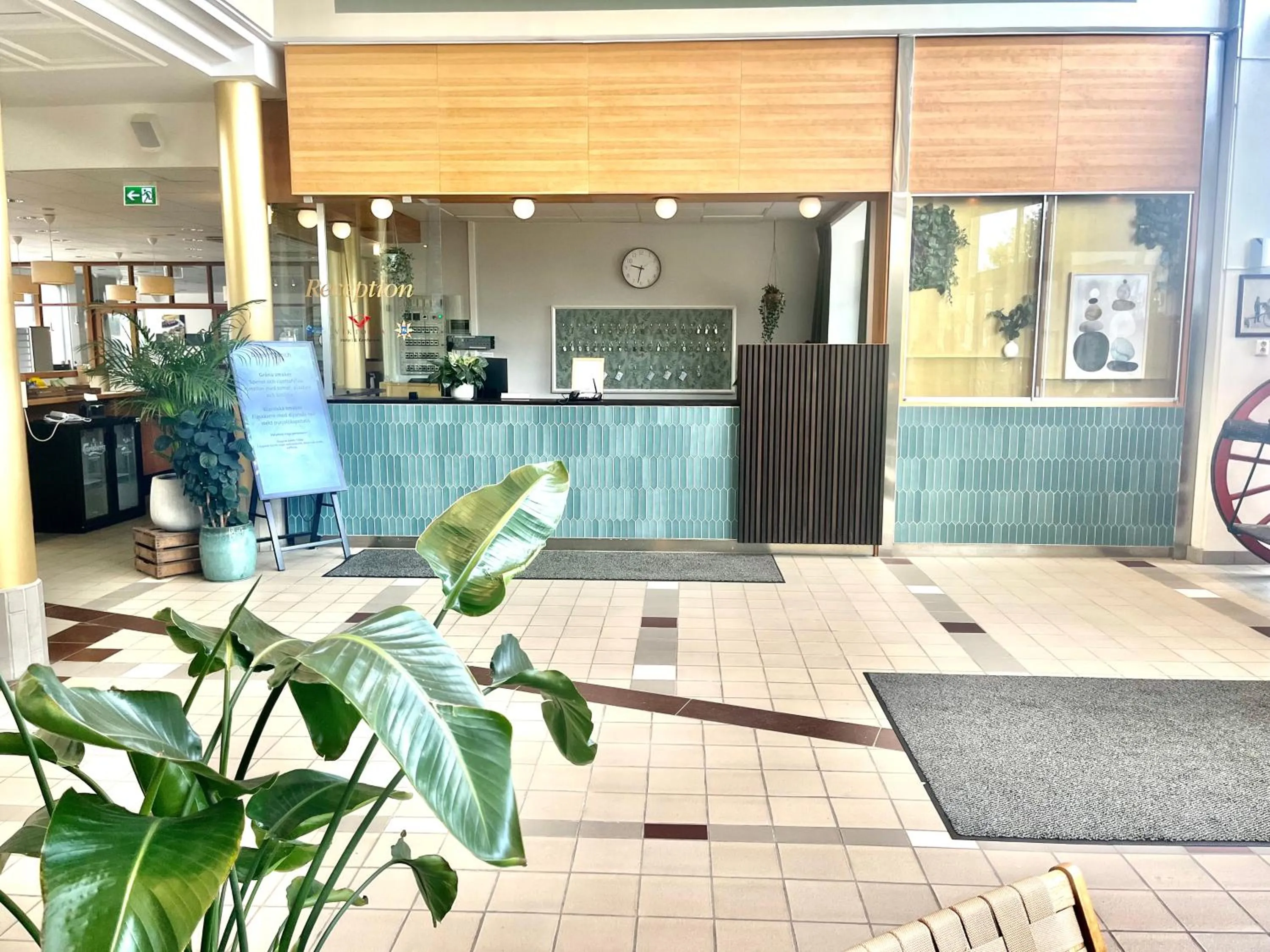 Lobby or reception in Viktoria Hotell & Konferens