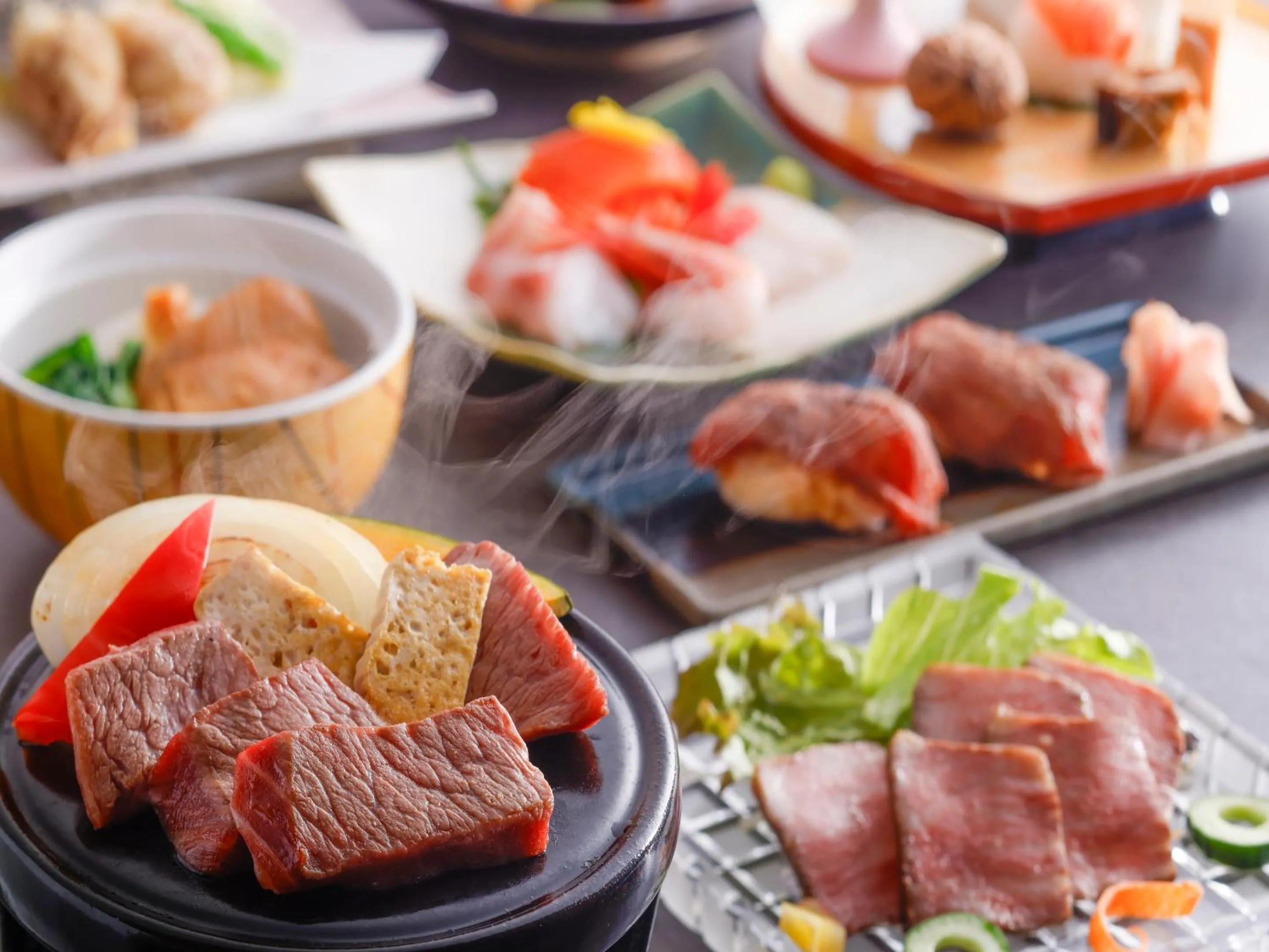 Dinner in Takayama Wan Wan Paradise Hotel & Cottage