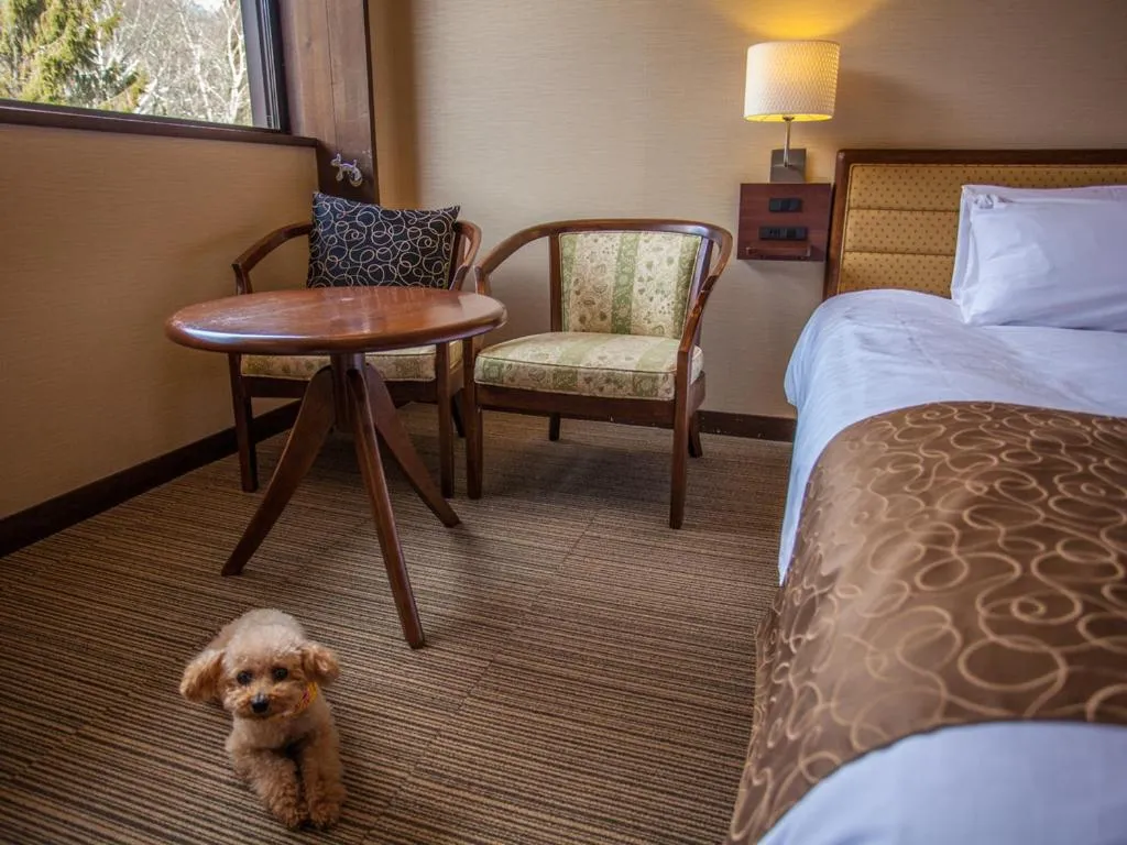 Pets, Bed in Takayama Wan Wan Paradise Hotel & Cottage