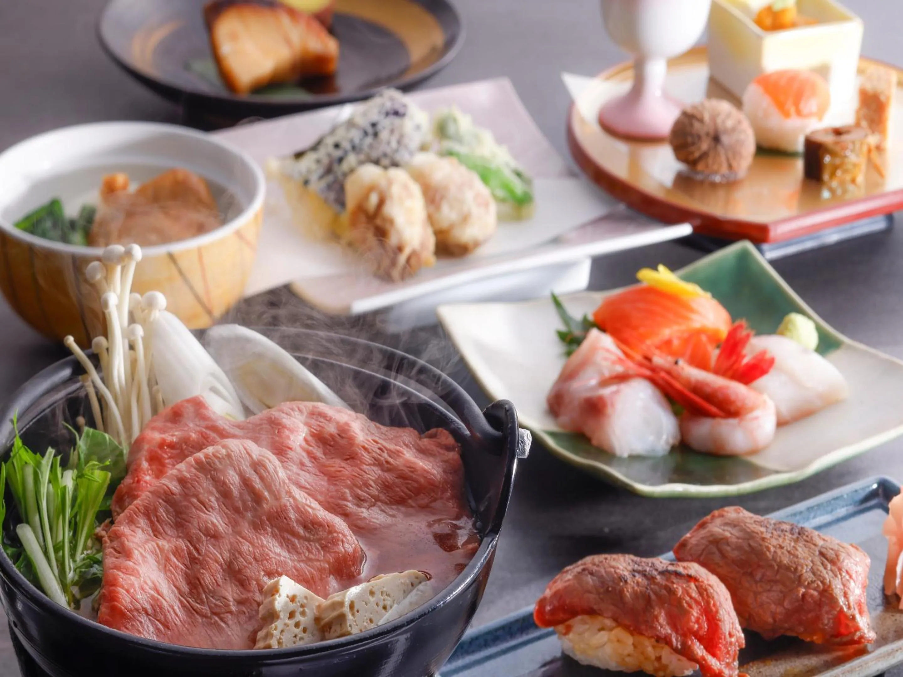 Dinner in Takayama Wan Wan Paradise Hotel & Cottage