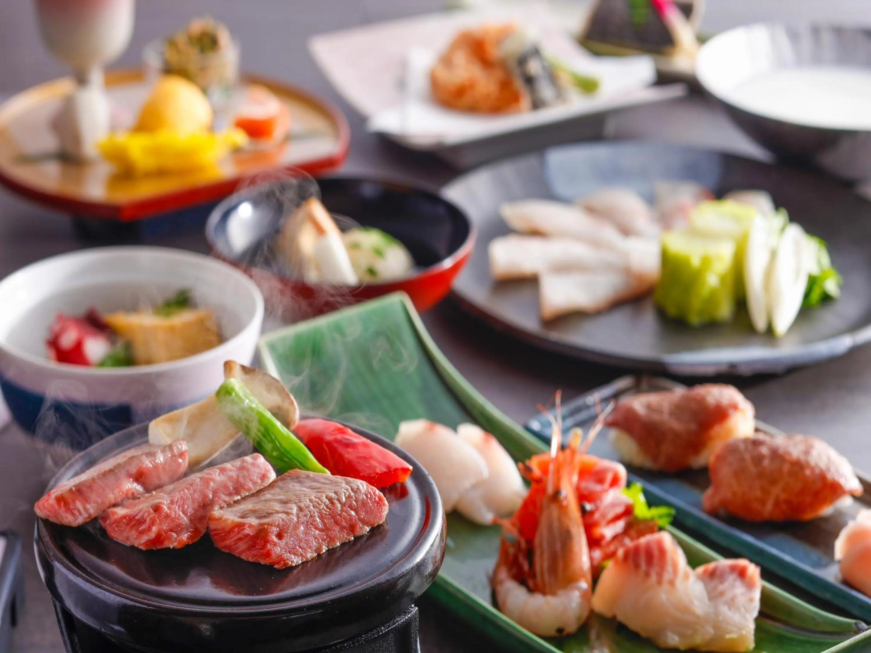 Food close-up in Wan Wan Paradise Takayama