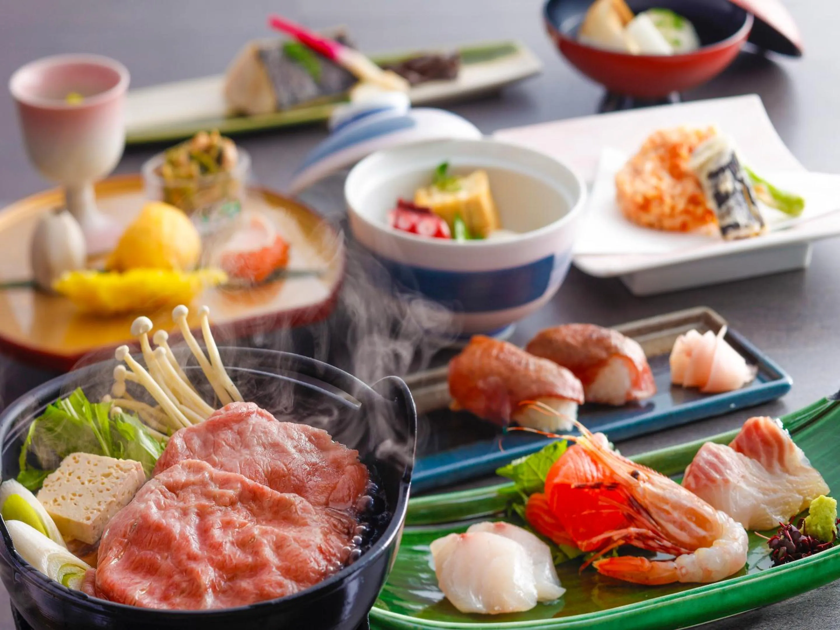 Food close-up in Wan Wan Paradise Takayama