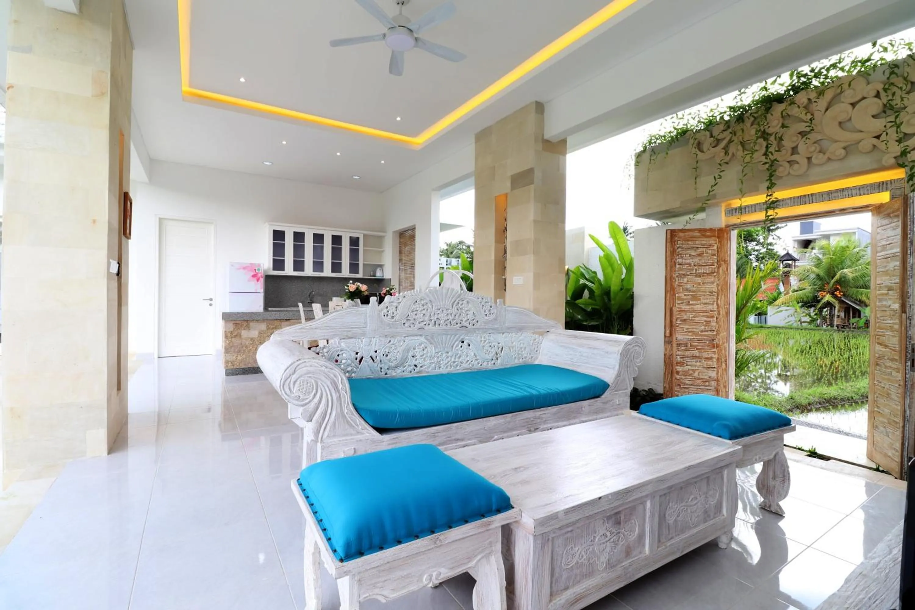 Living room, Bed in Villa Tirta Padi 2 Ubud