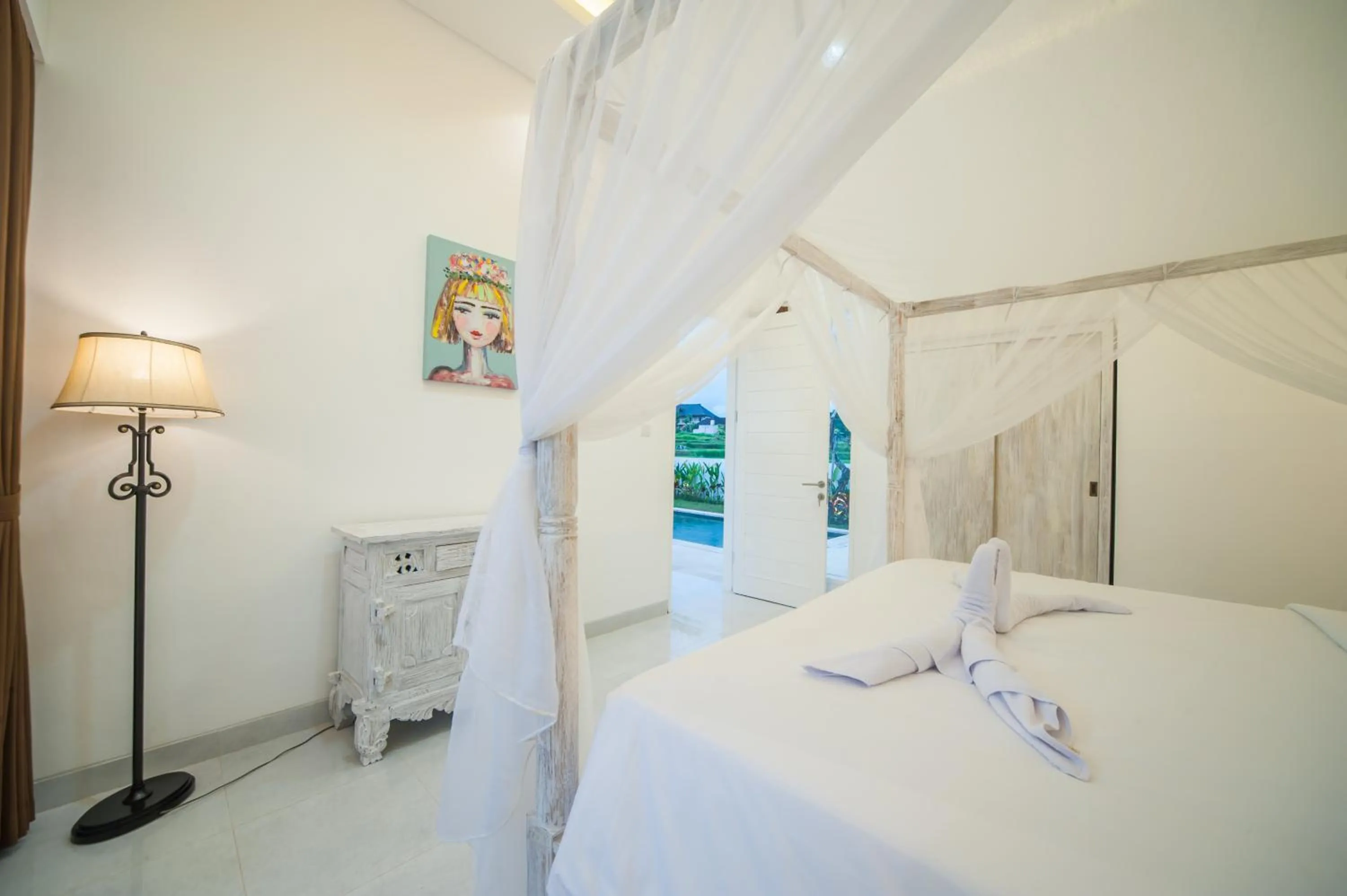 Bed in Villa Tirta Padi 2 Ubud