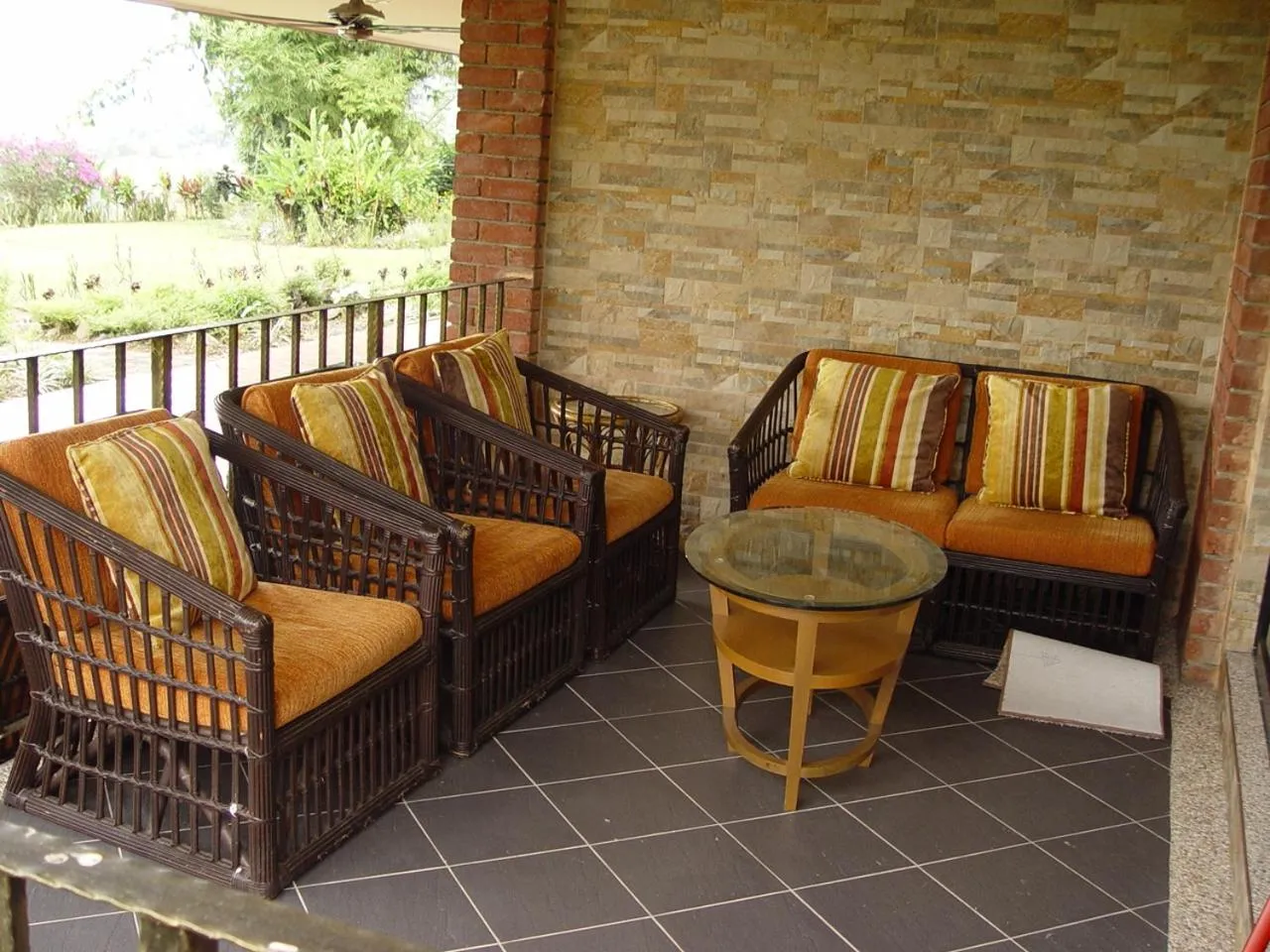 Patio in Sabah Tea Resort