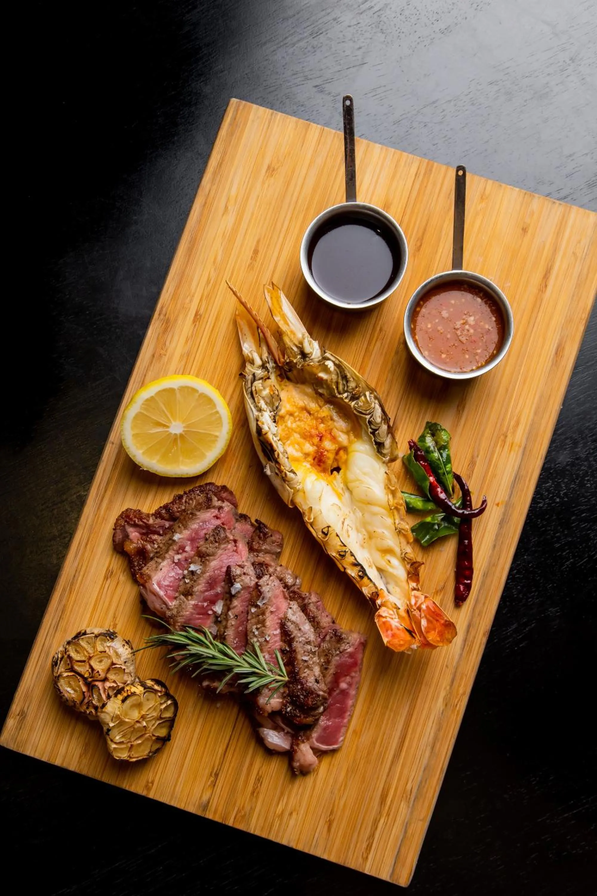 Food close-up in Sala Rattanakosin Bangkok