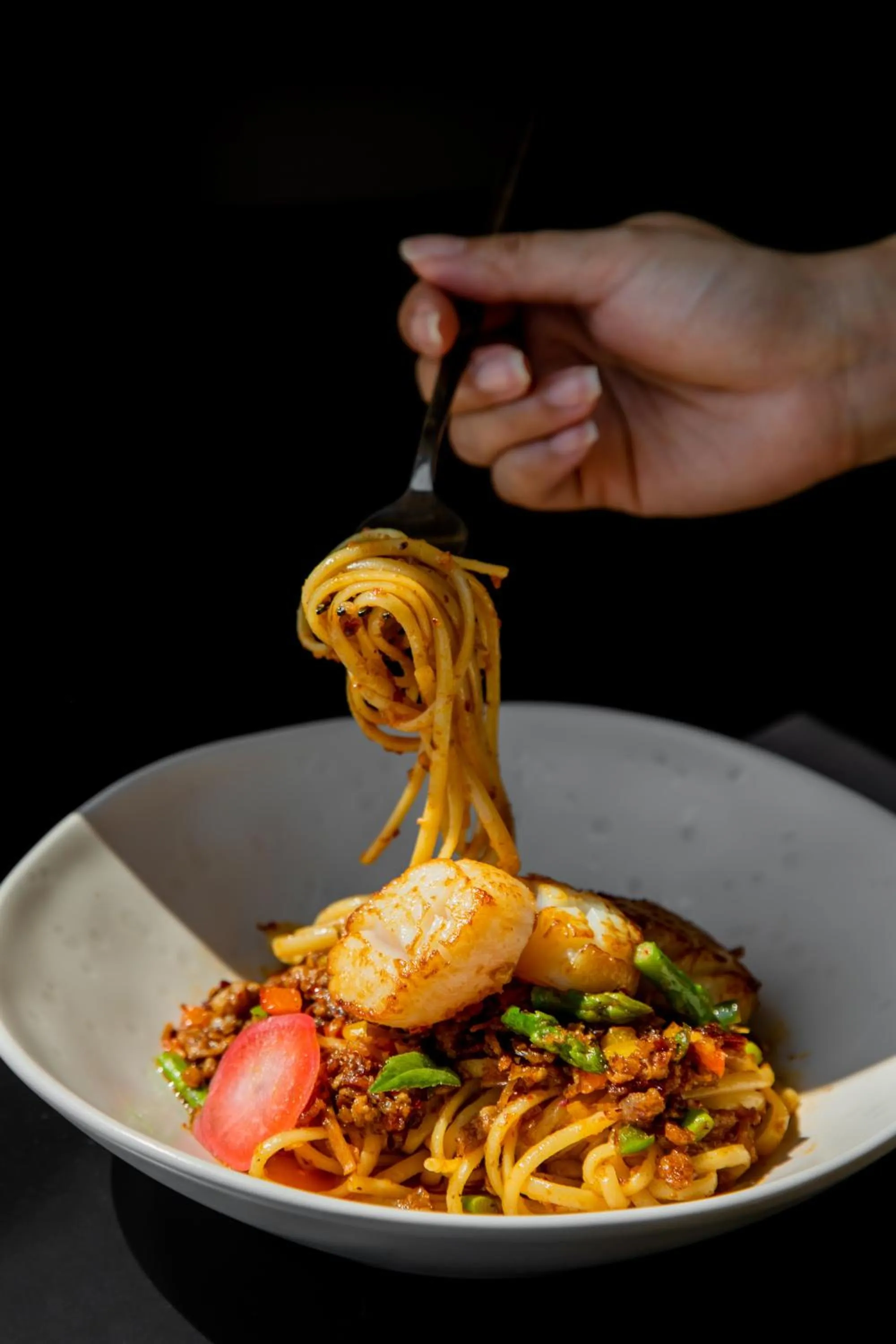 Food close-up in Sala Rattanakosin Bangkok