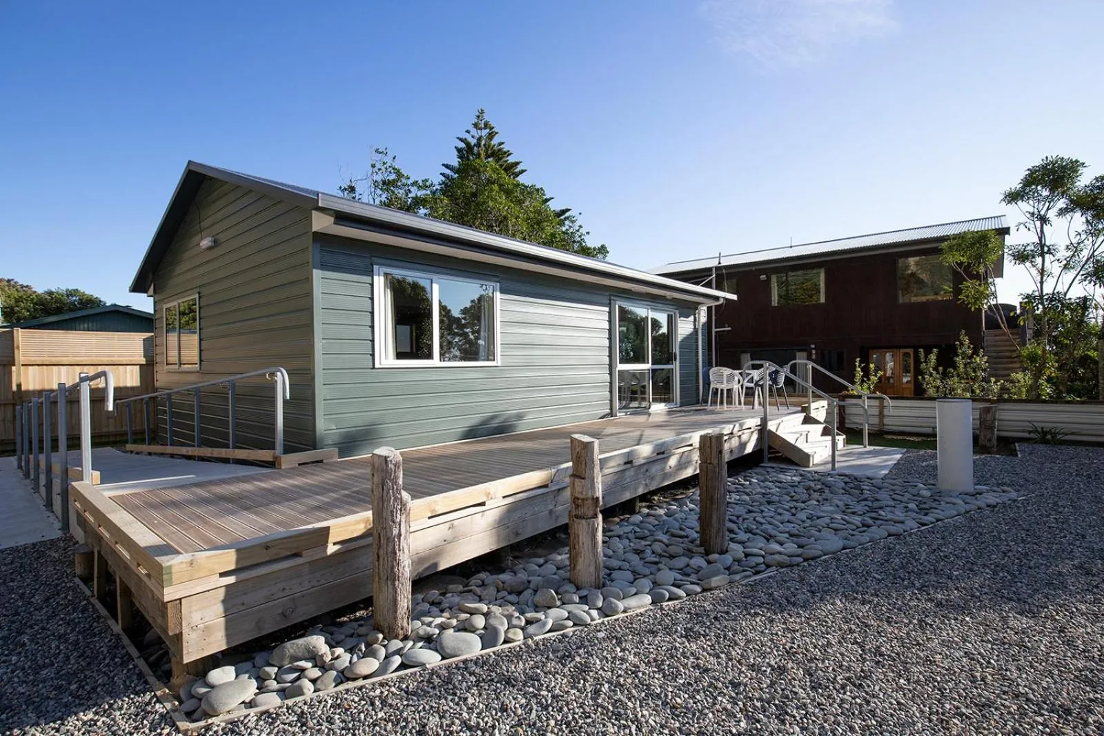 Patio in Punakaiki Beachfront Motels