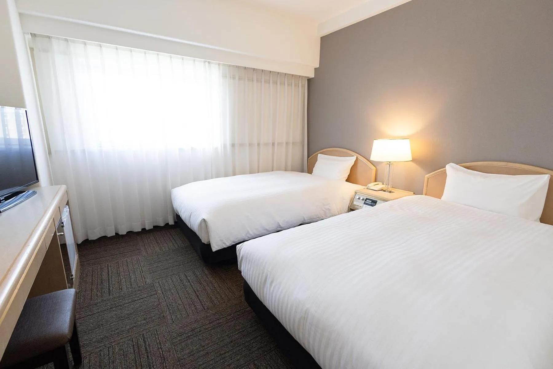 Photo of the whole room, Bed in Tottori Washington Hotel Plaza