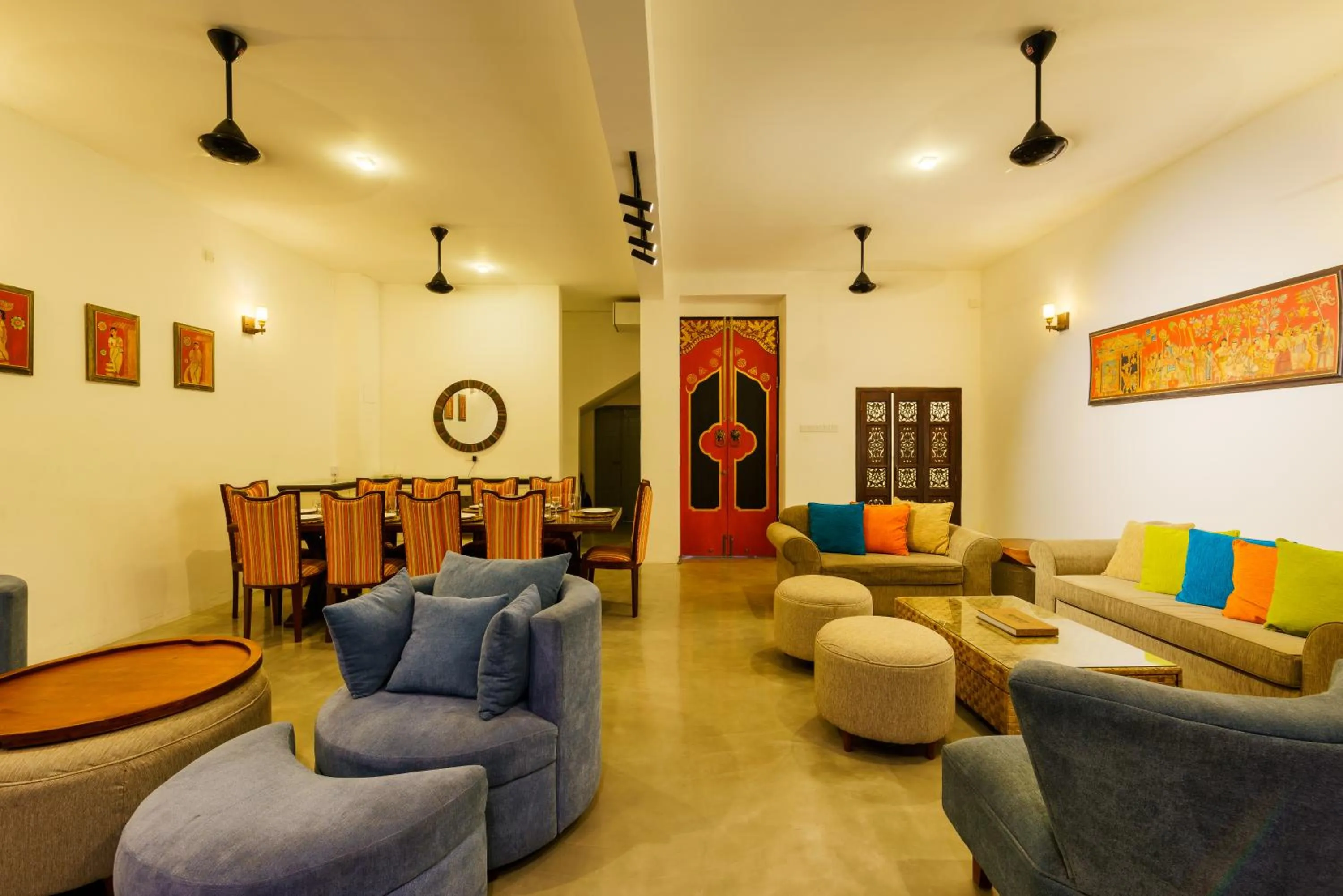 Living room in Angam Villas Colombo