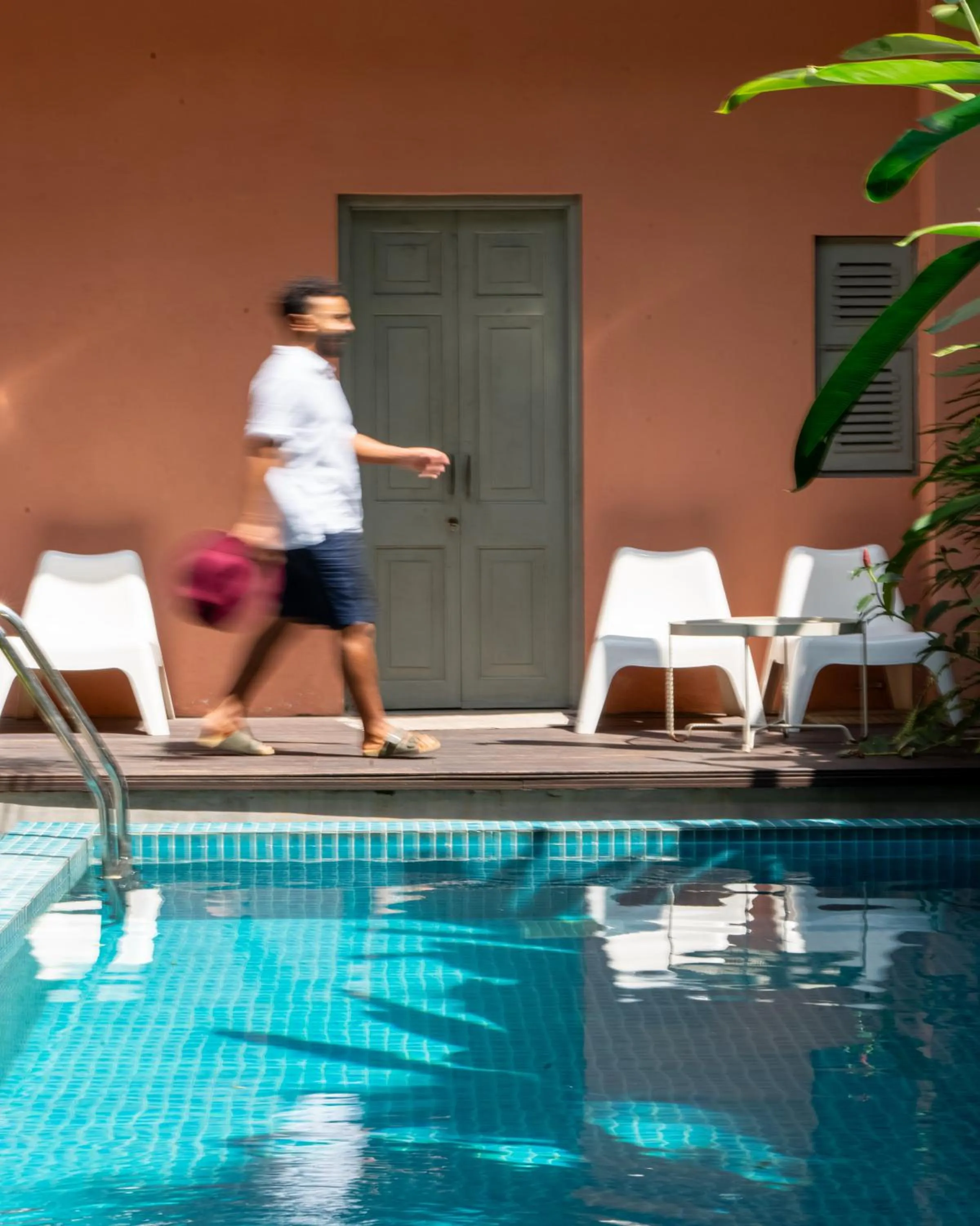 Pool view in Angam Villas Colombo