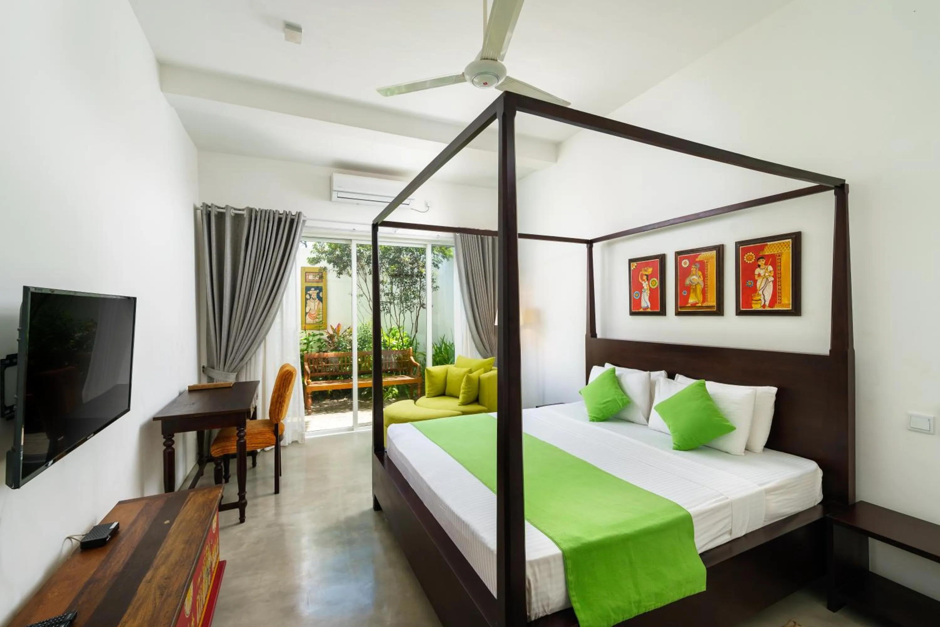 Bed in Angam Villas Colombo