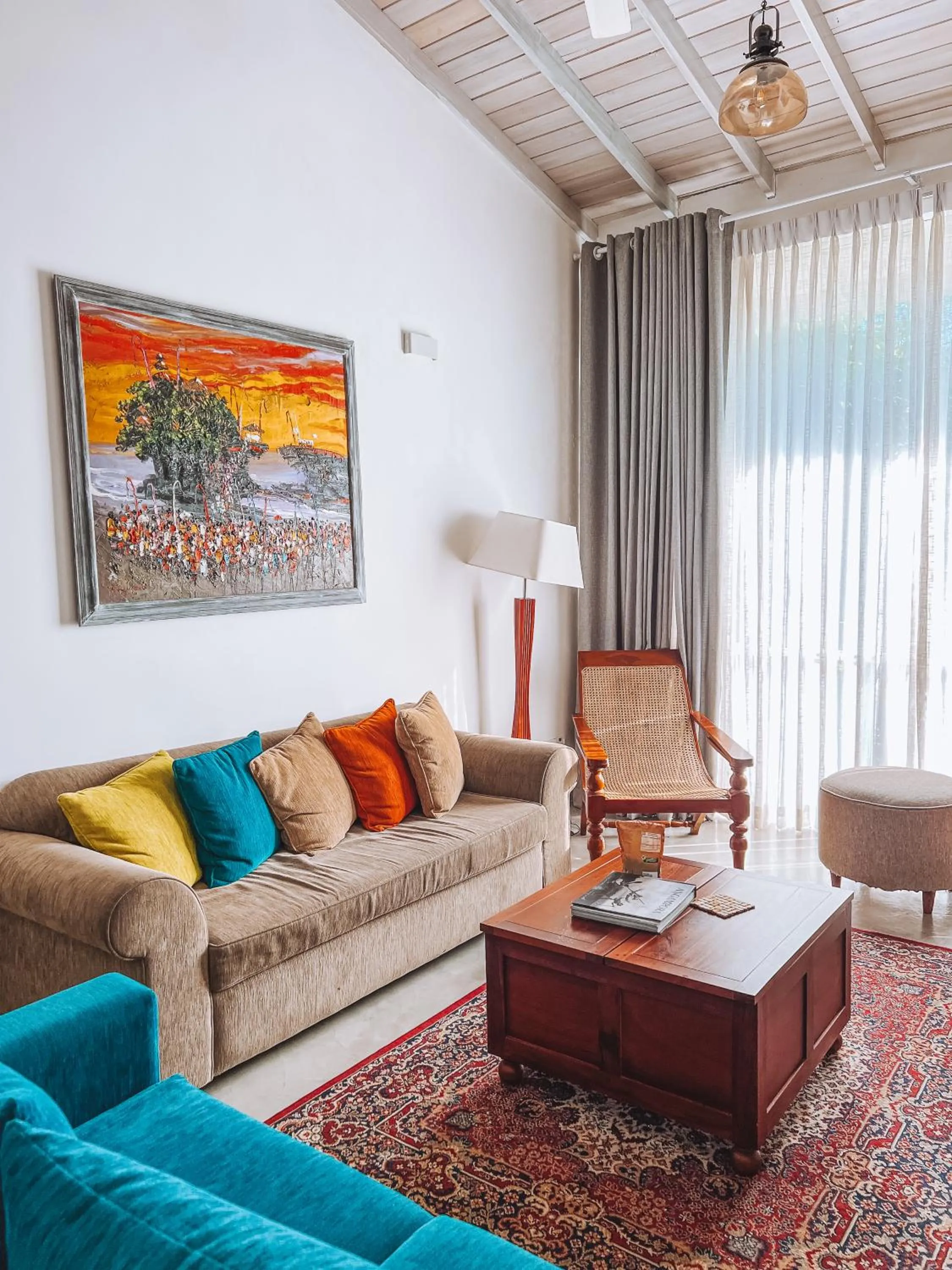 Living room in Angam Villas Colombo