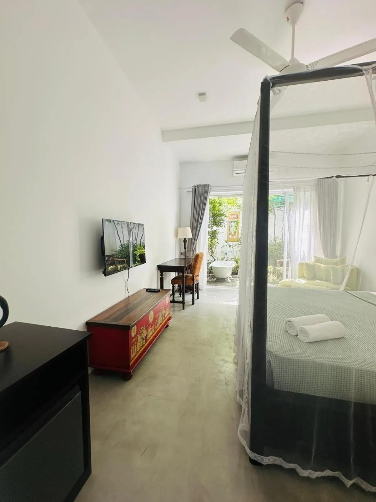 Bed in Angam Villas Colombo