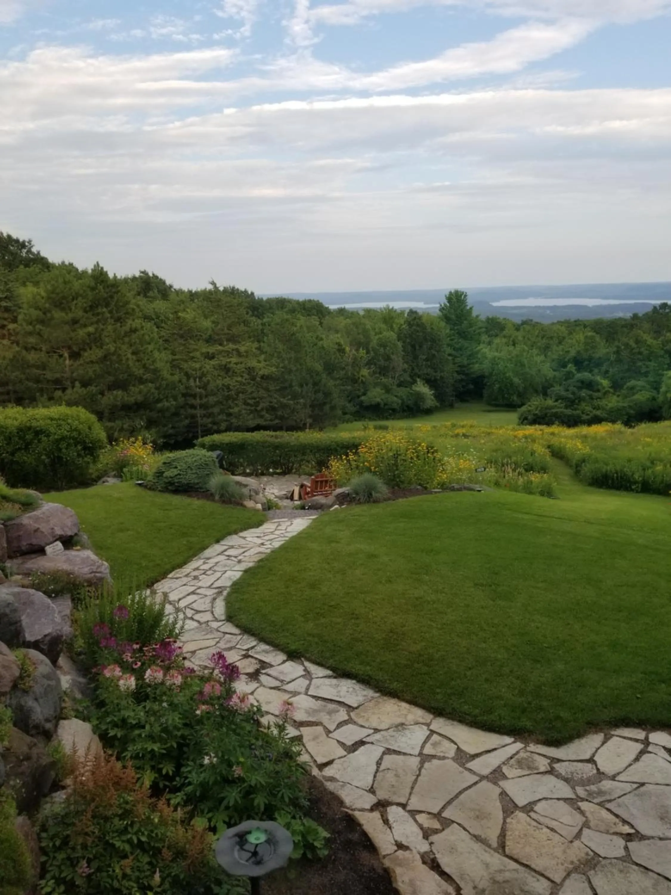 Garden view in INN AT WAWANISSEE POINT