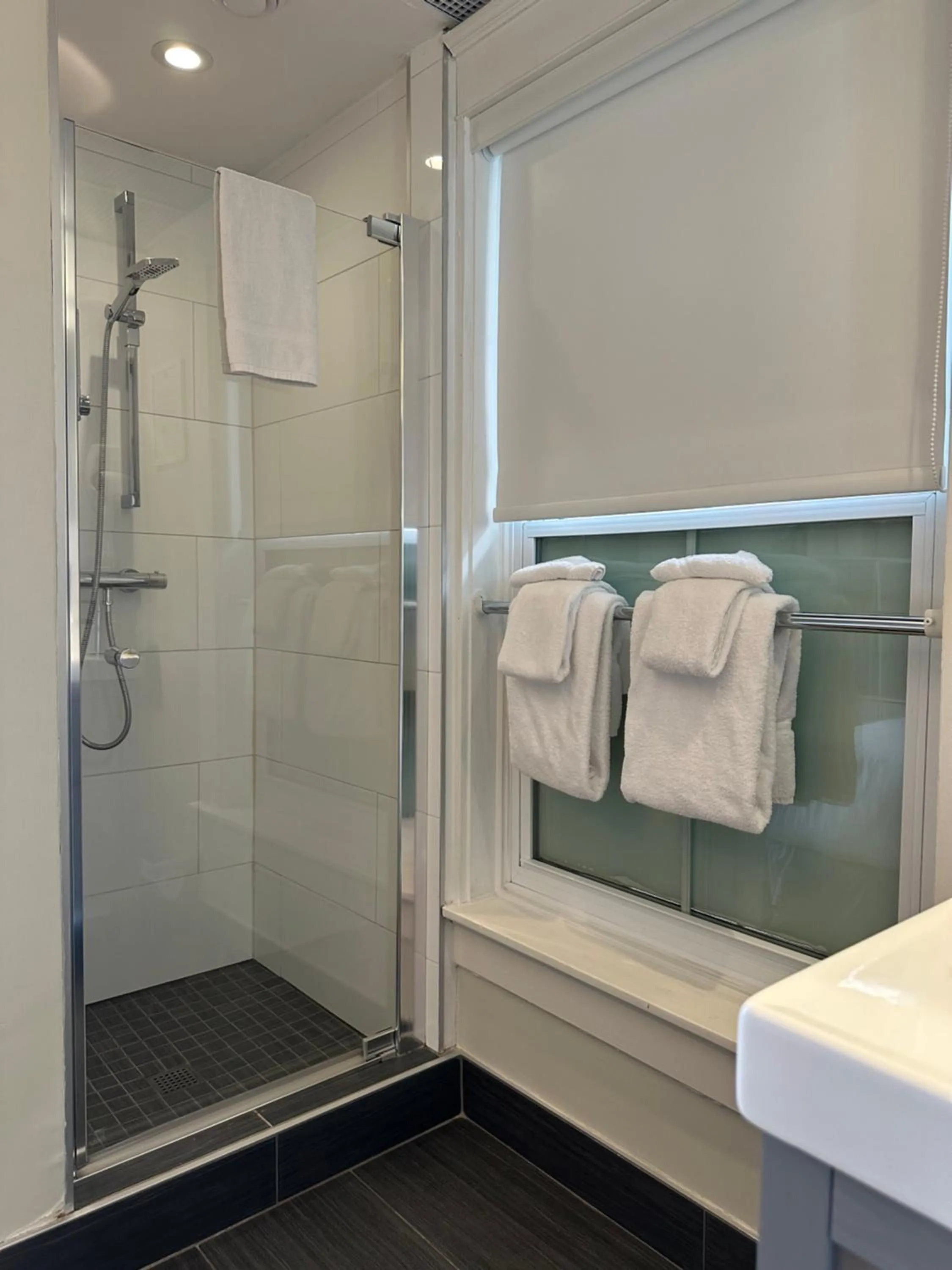 Shower in Auberge aux Deux Lions