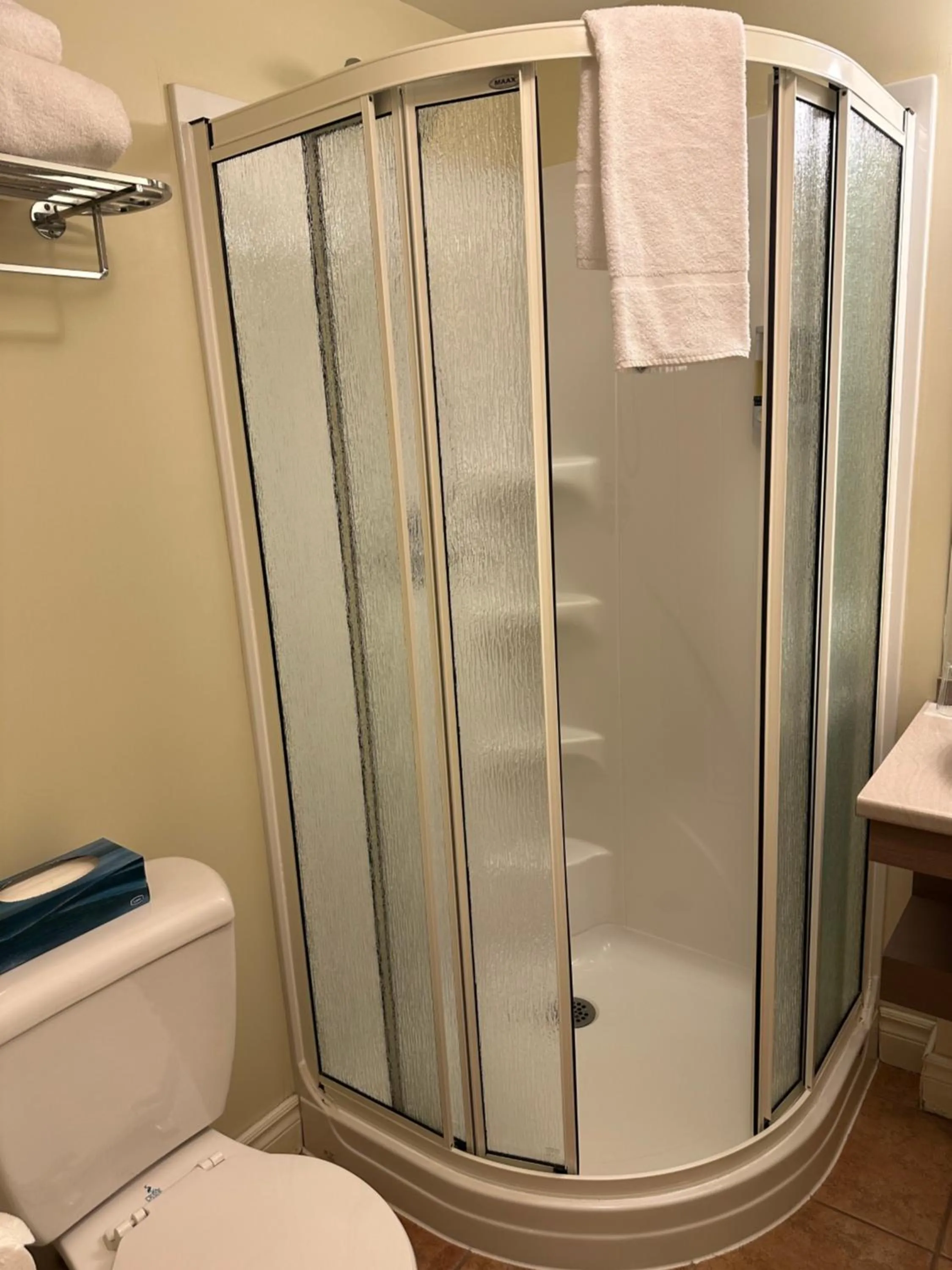 Shower in Auberge aux Deux Lions