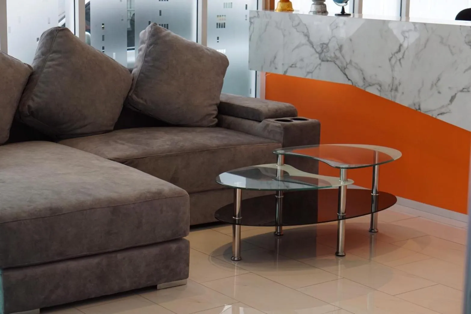 Living room in The Cosy River