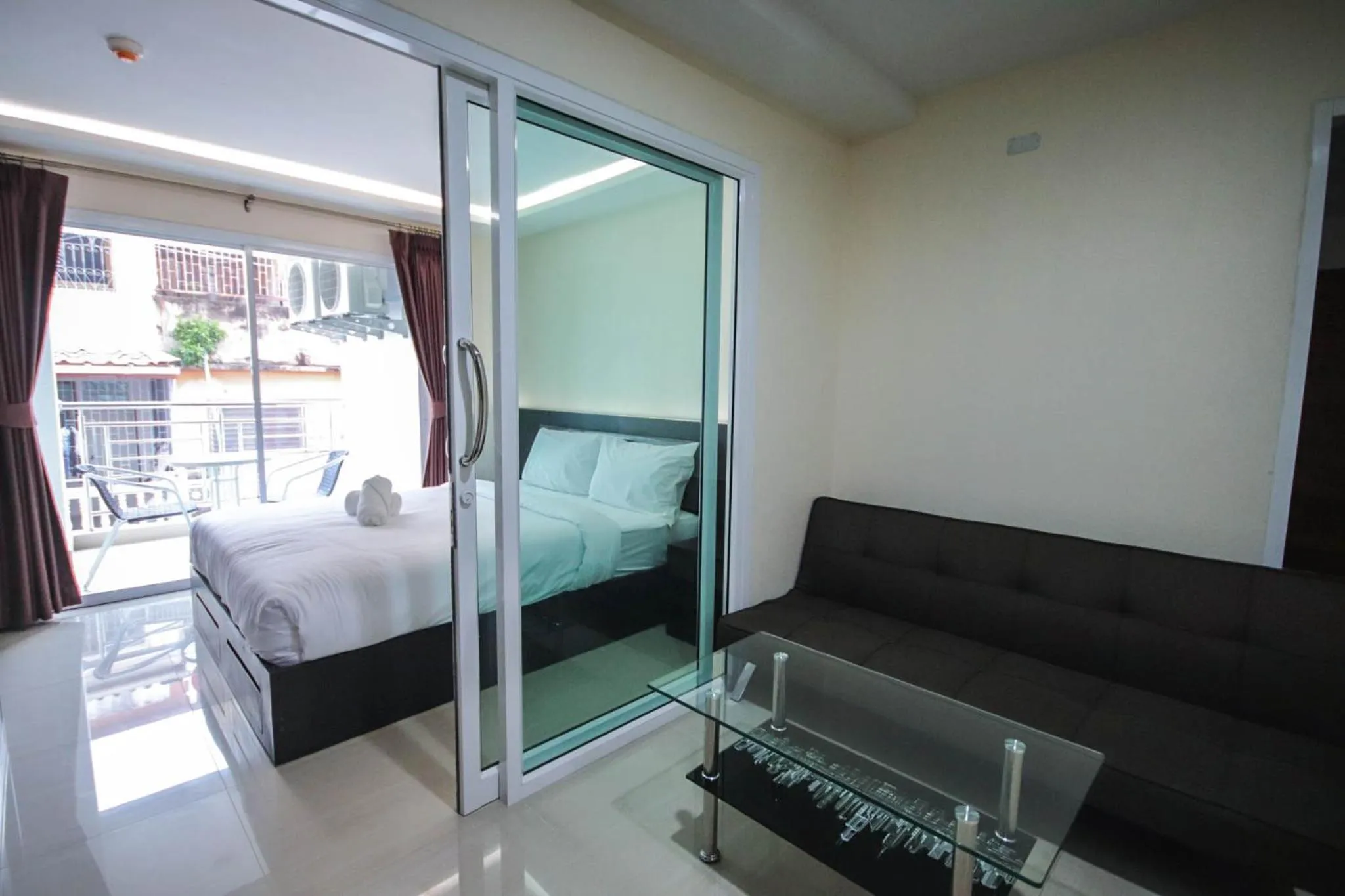 Living room in The Cosy River