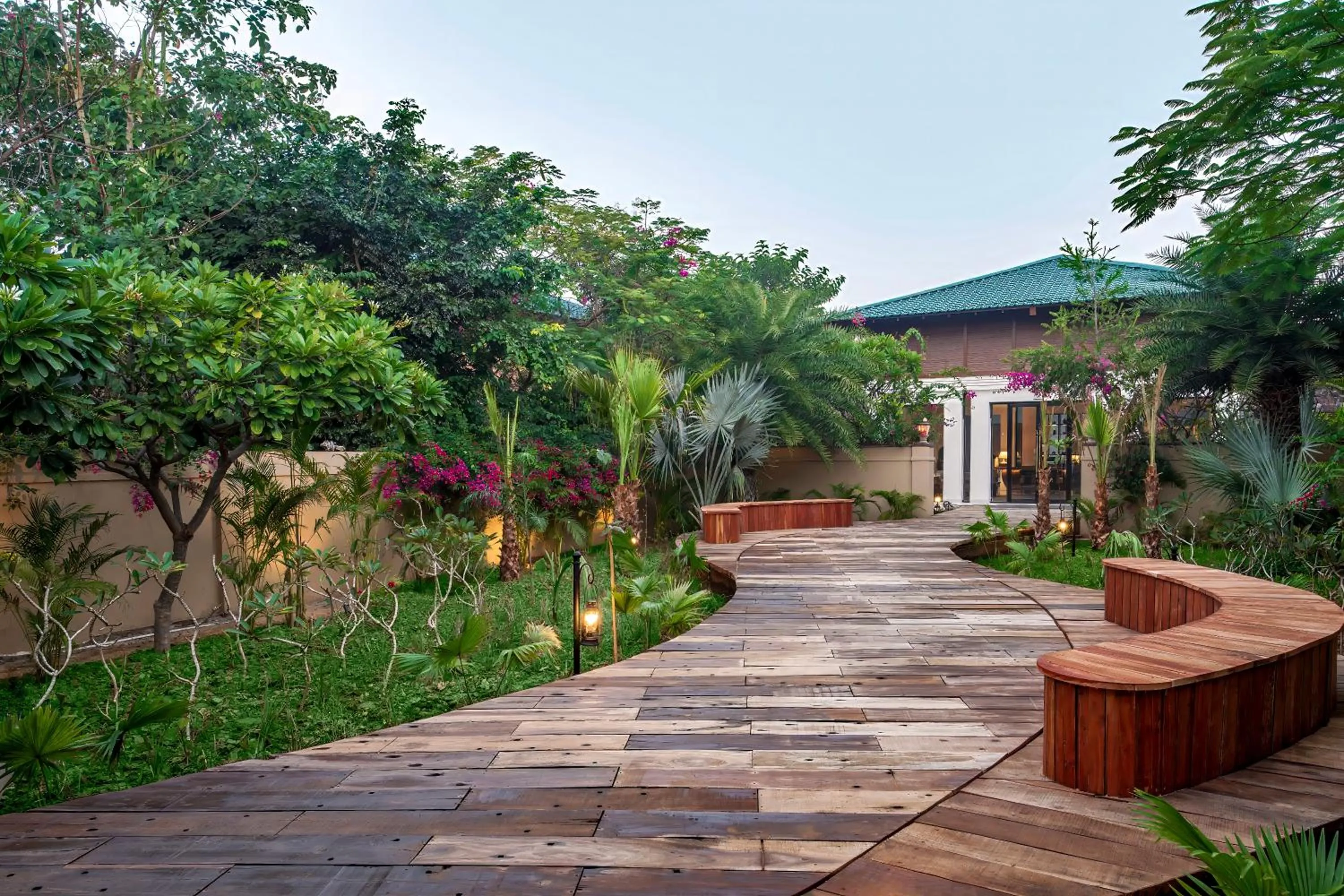 Garden in Taj Sawai,Ranthambore