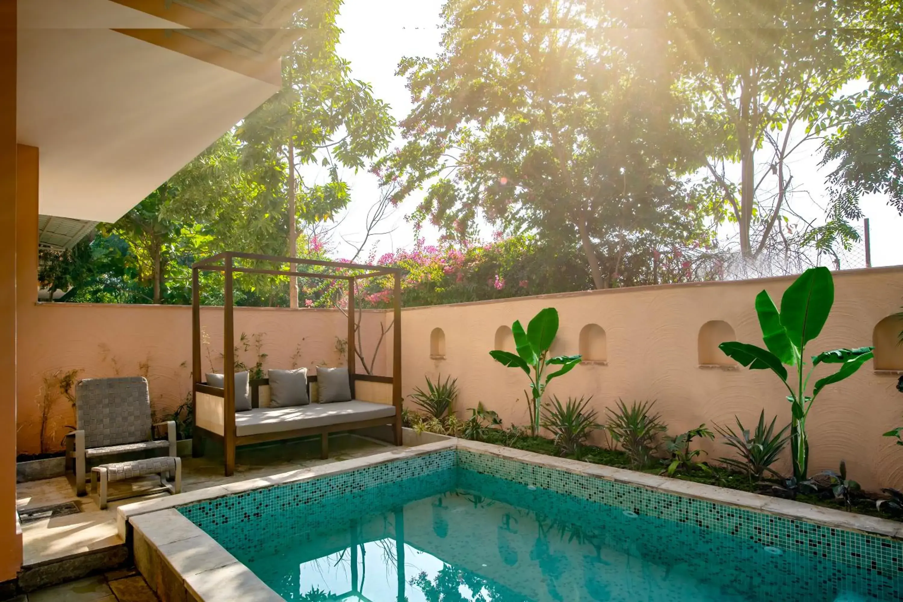 Luxury Room King Bed with Plunge Pool - single occupancy in Taj Sawai,Ranthambore Luxury Room King Bed with Plunge Pool - single occupancy in Taj Sawai,Ranthambore