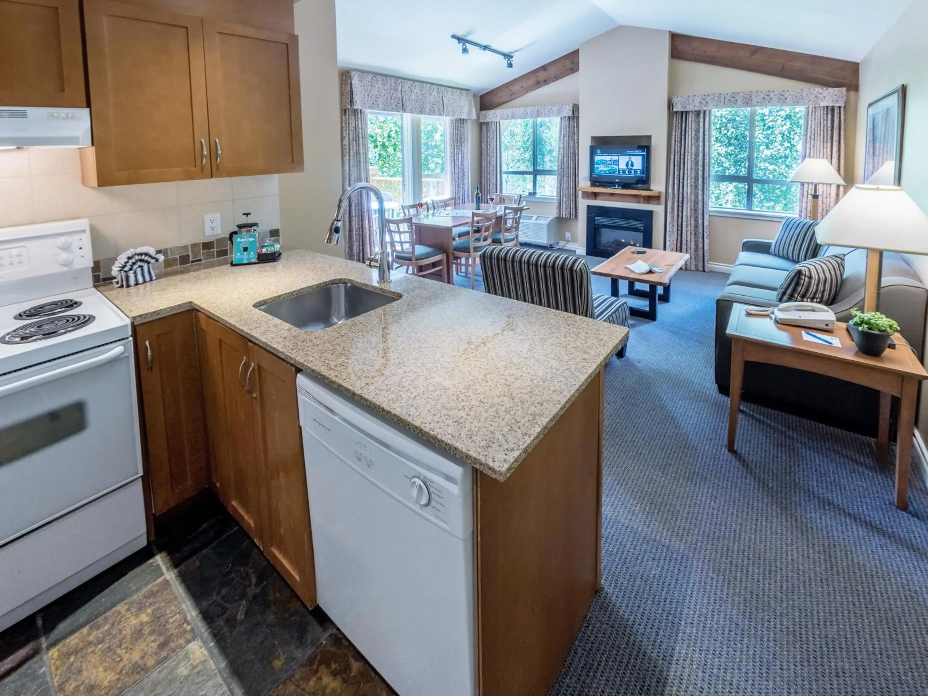 kitchen in Pemberton Valley Lodge