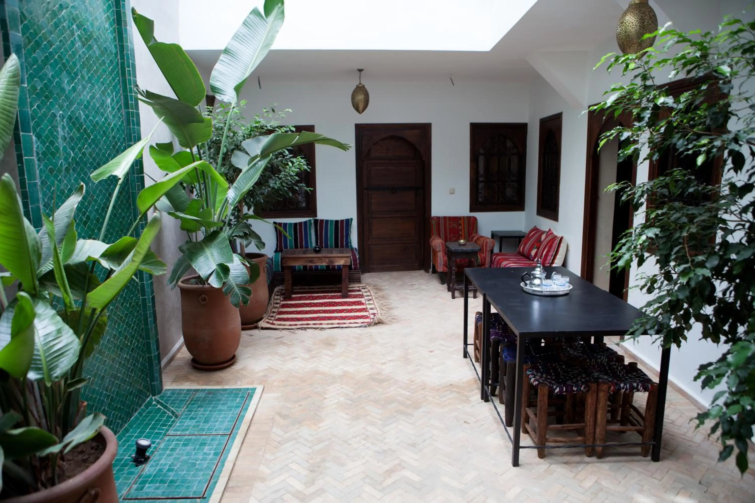 Patio in Riad Achwaq