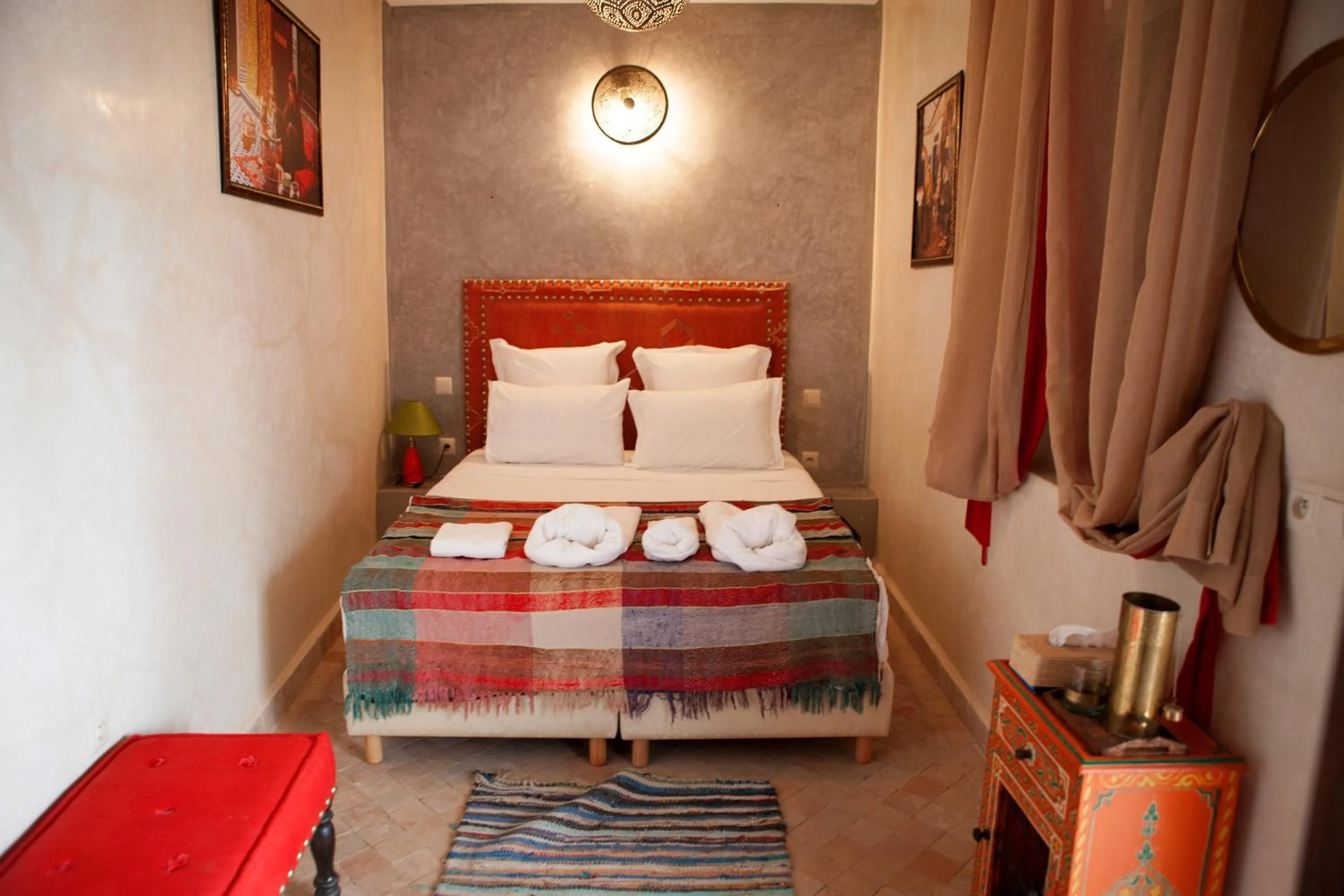 Bed in Riad Achwaq