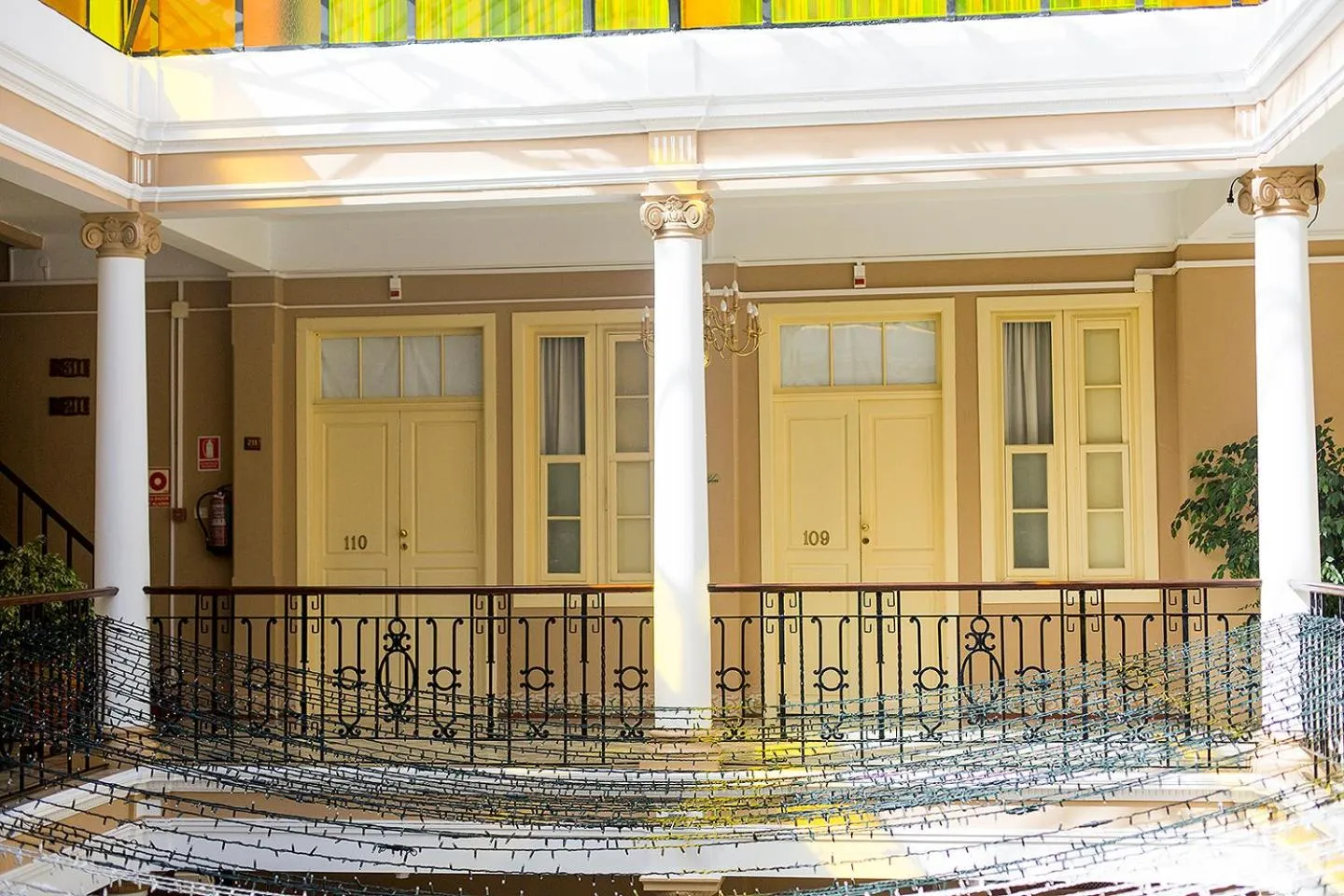 Patio in Hotel Aguere