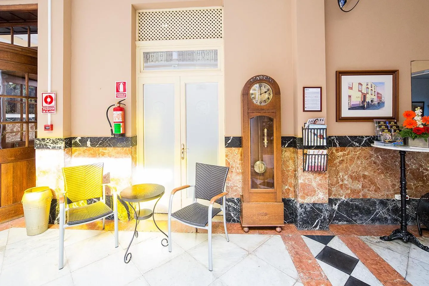 Living room in Hotel Aguere