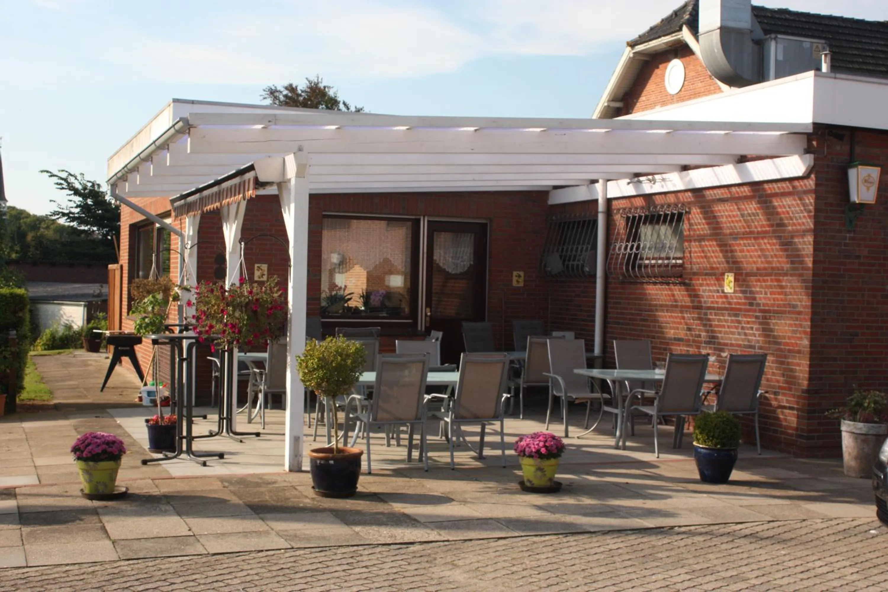 Patio in Hotel zum Nordpol