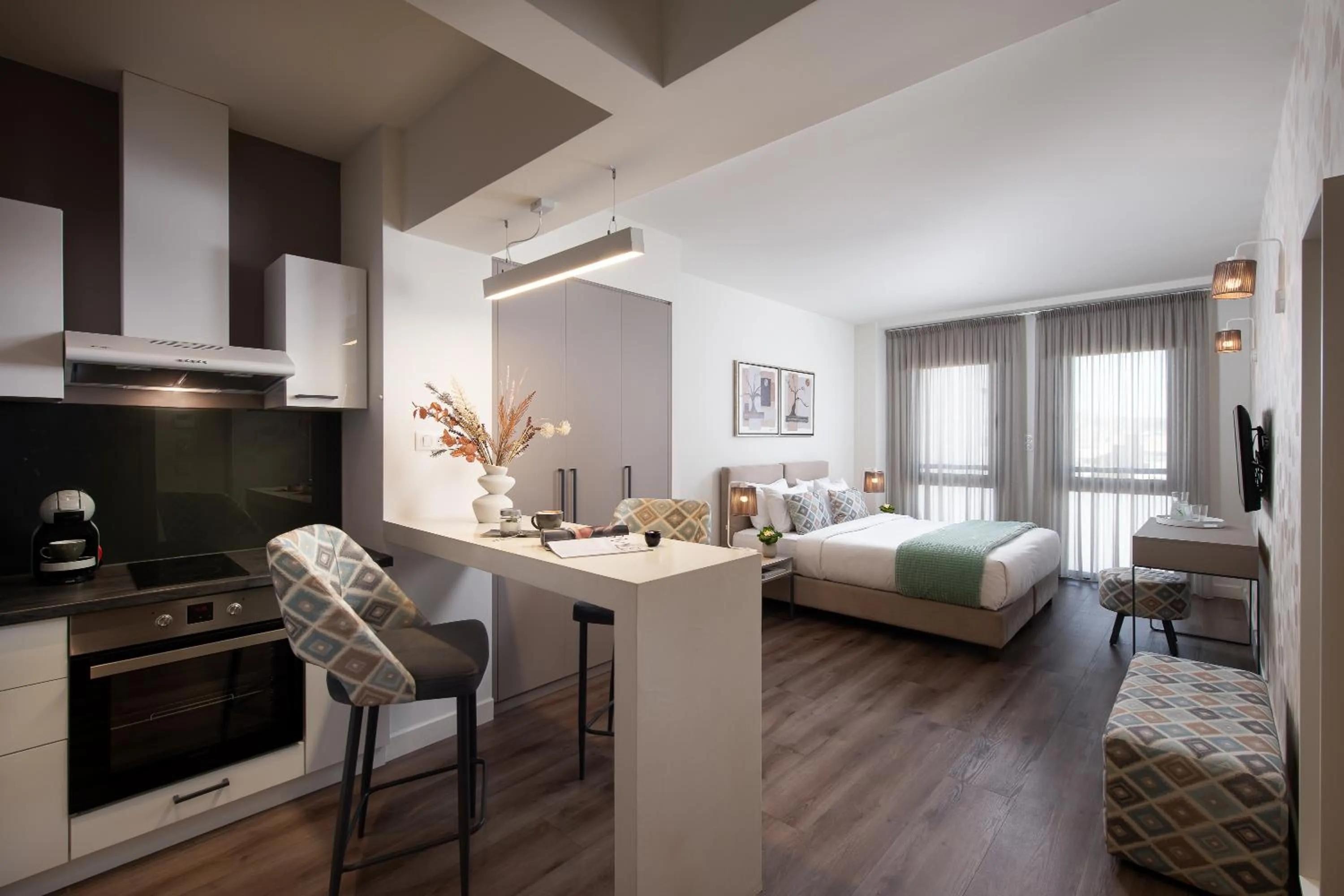 Bed in Urban Nest - Suites & Apartments