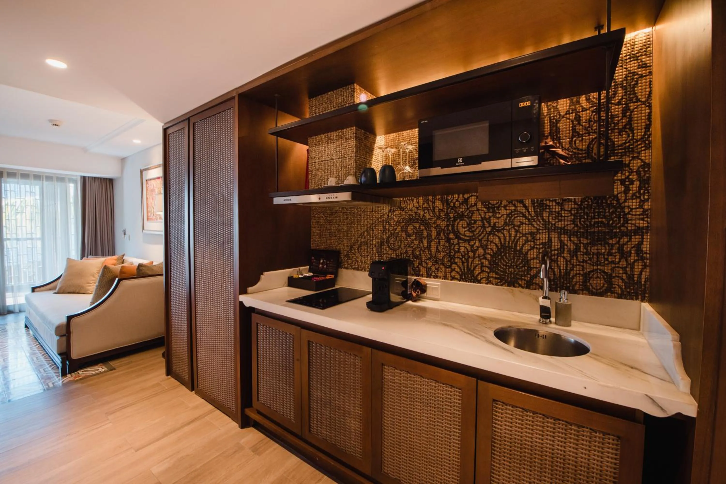 Kitchen or kitchenette in Ramayana Suites and Resort