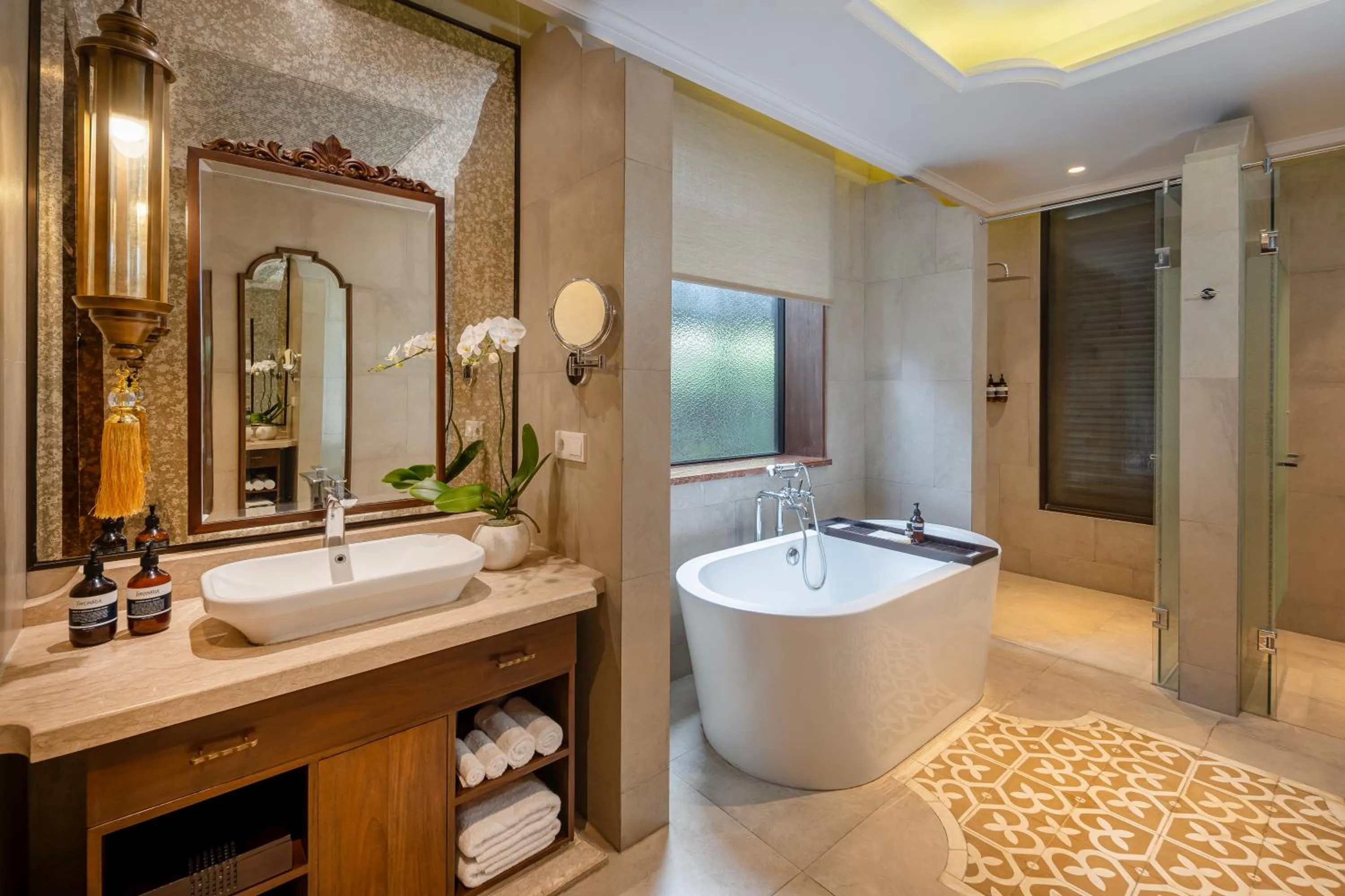 Bathroom in Ramayana Suites and Resort