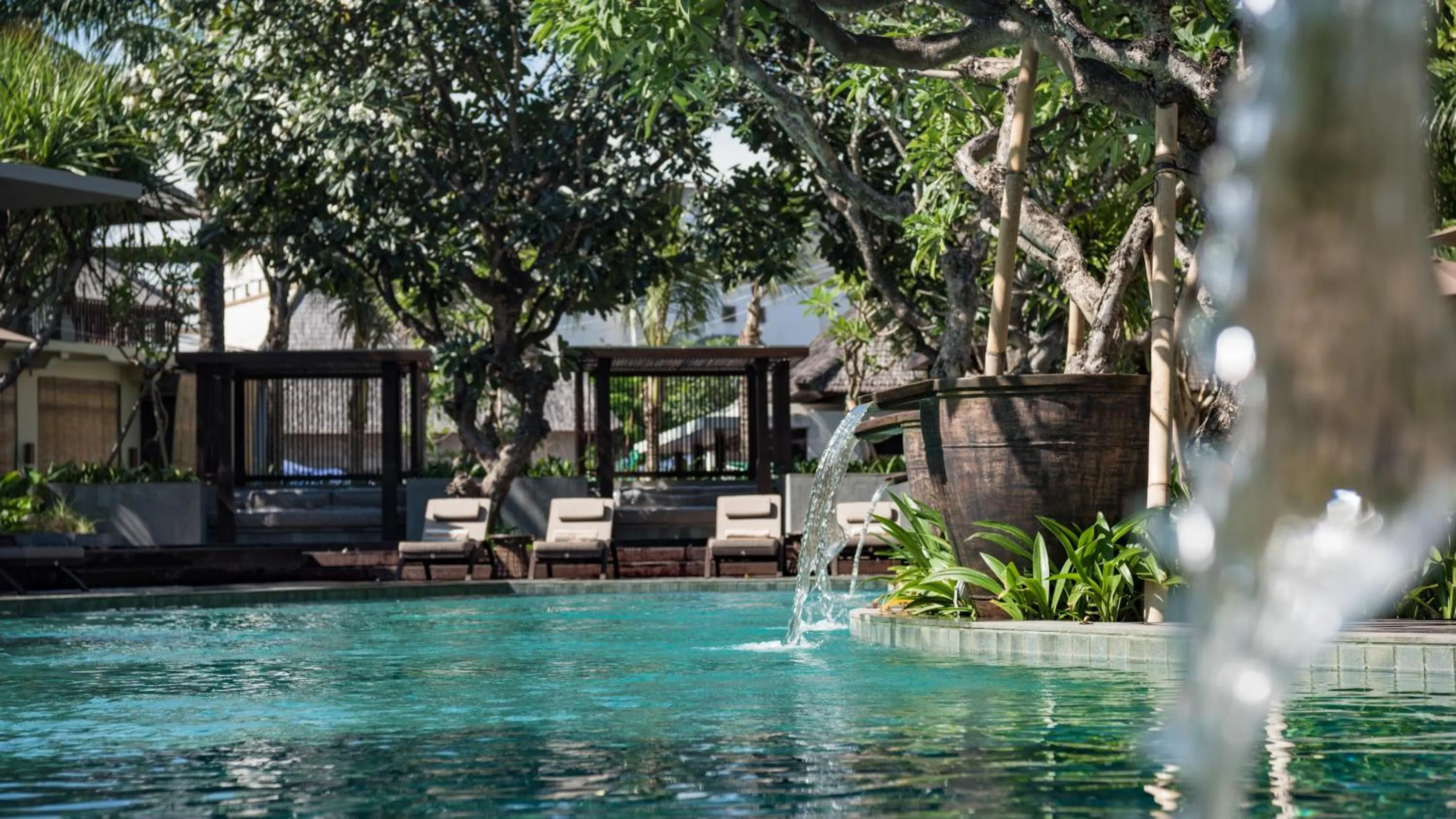 Swimming pool in Ramayana Suites and Resort