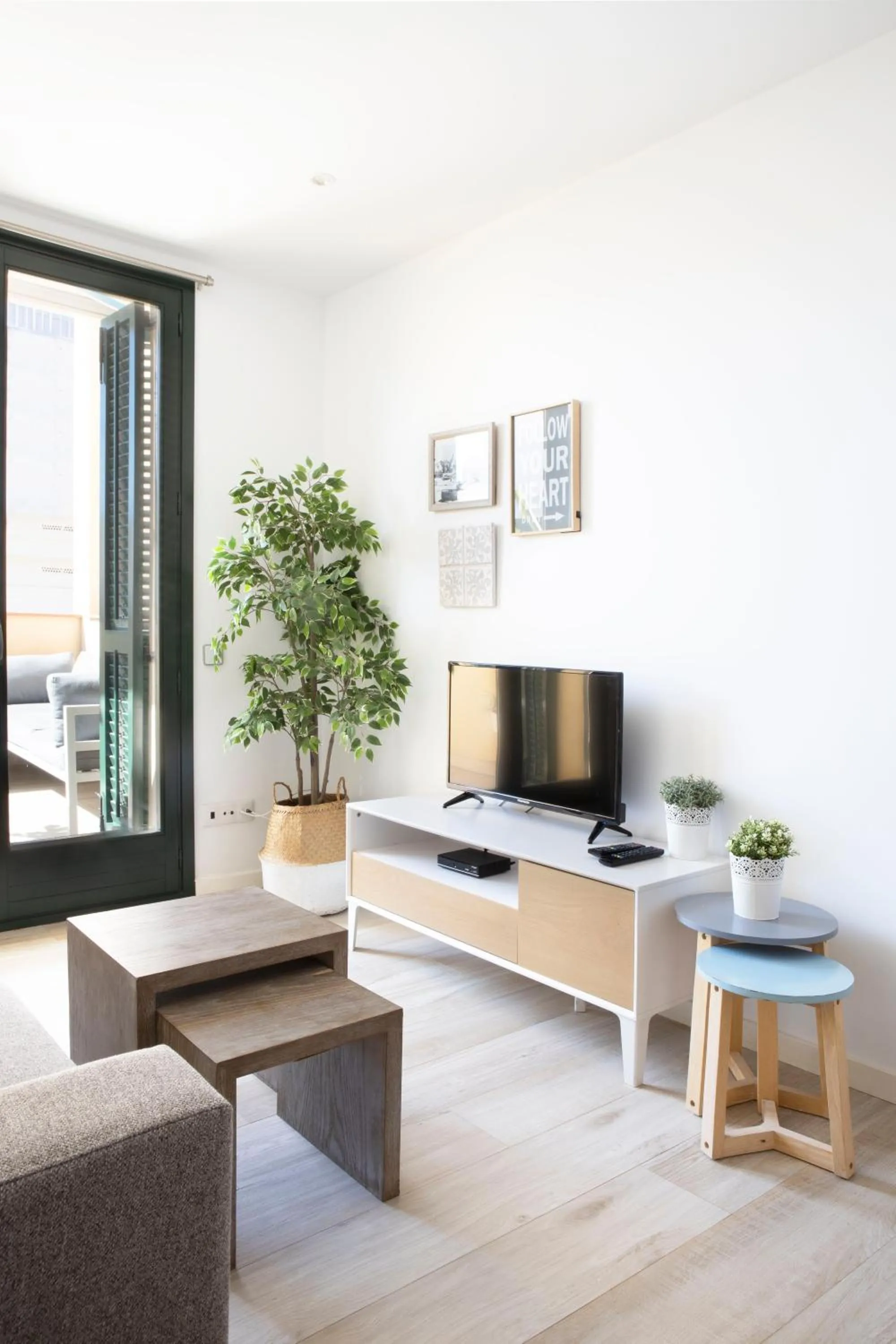 TV and multimedia in Urban Suites Sitges Apartments by PriorityVillas