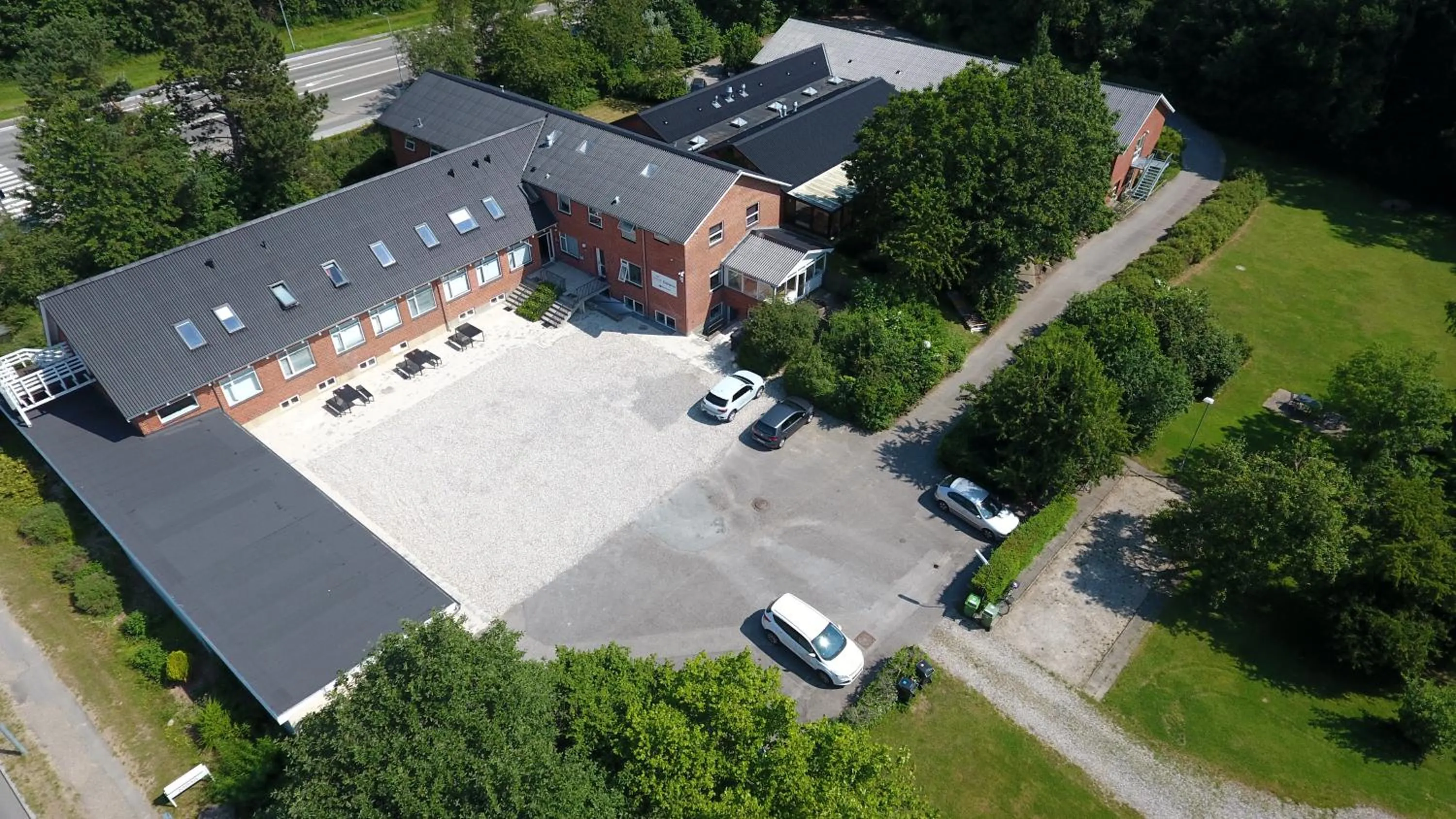 Patio in Aarhus Hostel og Hotel