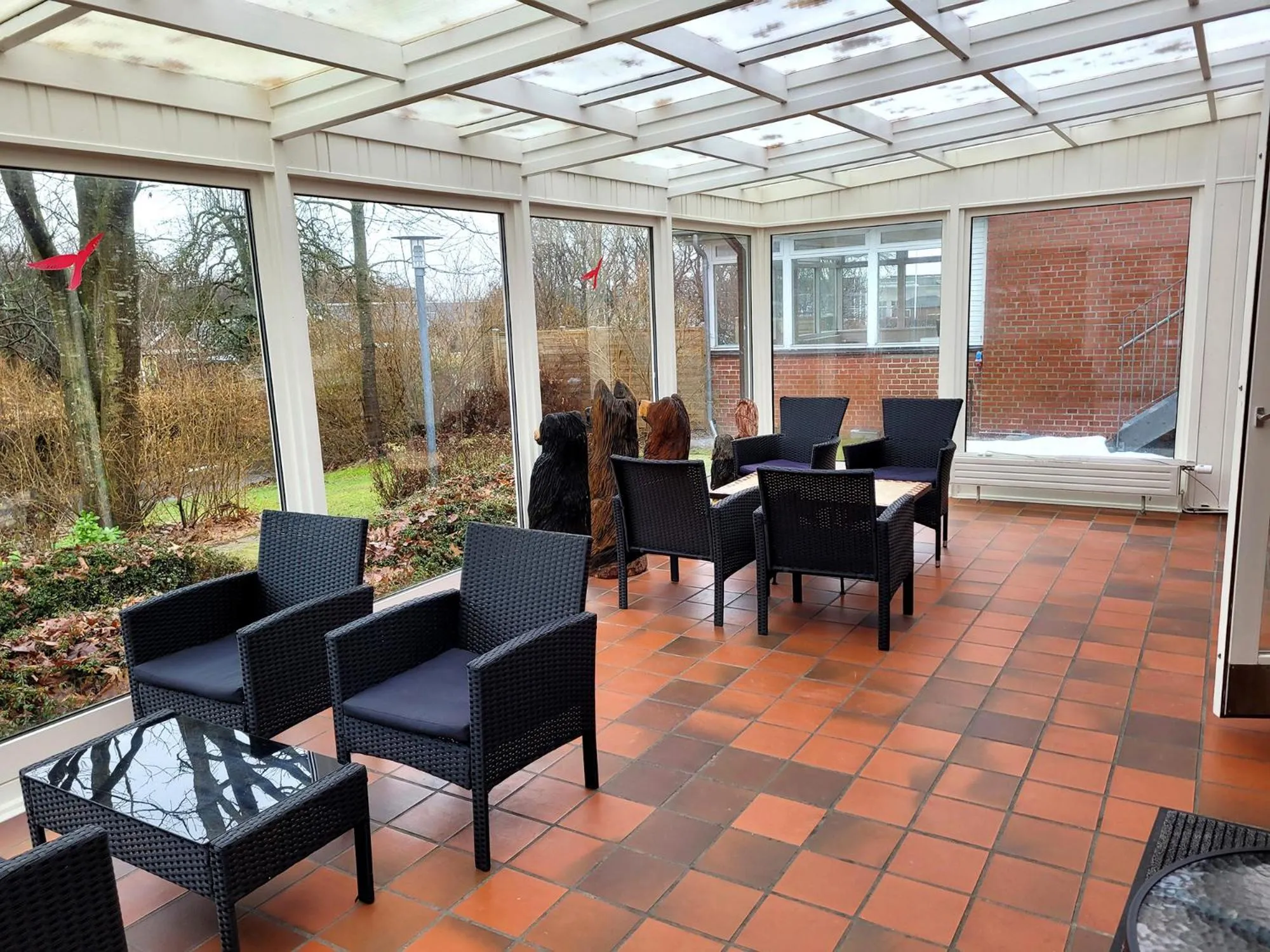 Communal lounge/ TV room in Aarhus Hostel og Hotel