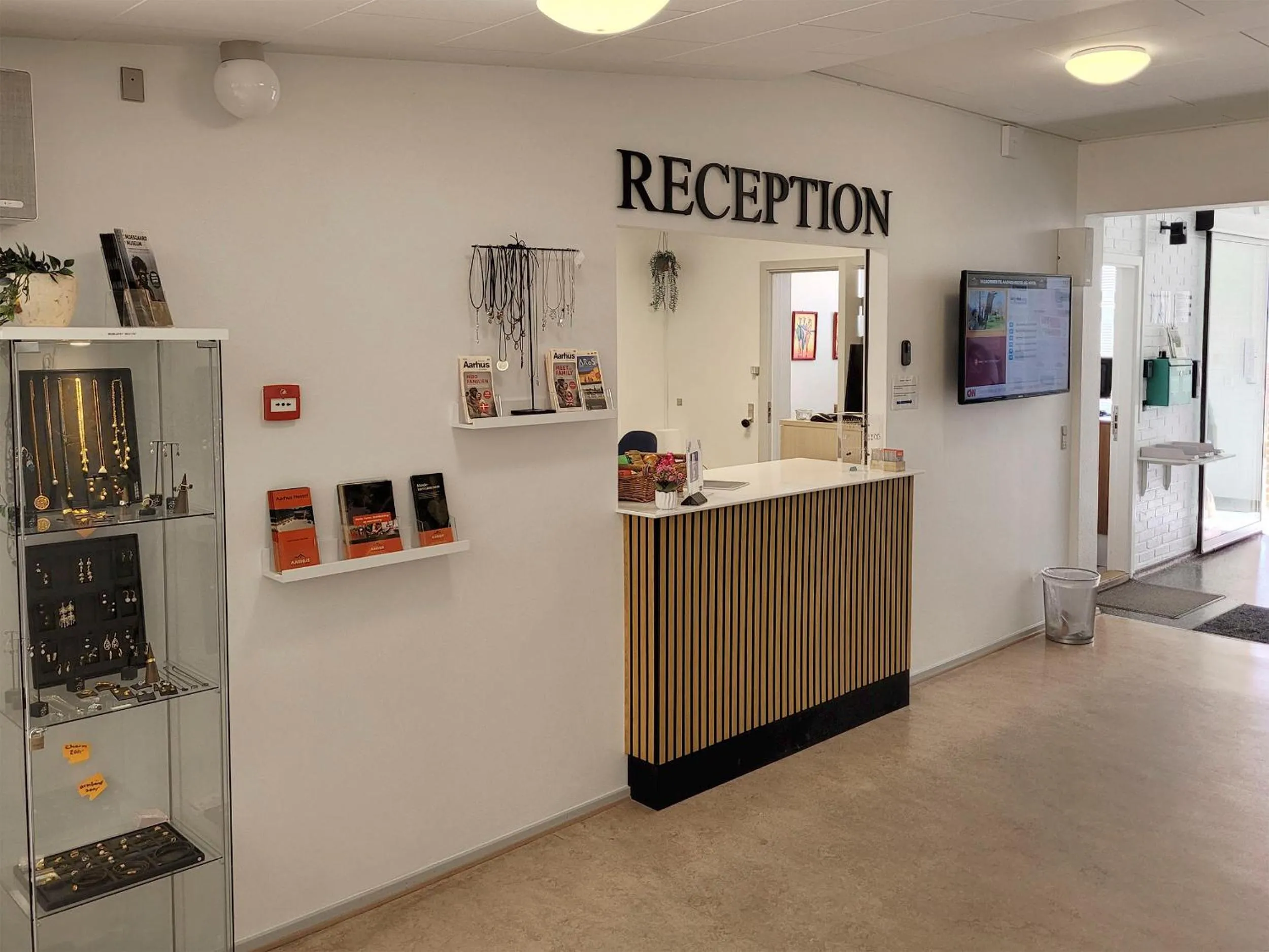 Lobby or reception in Aarhus Hostel og Hotel