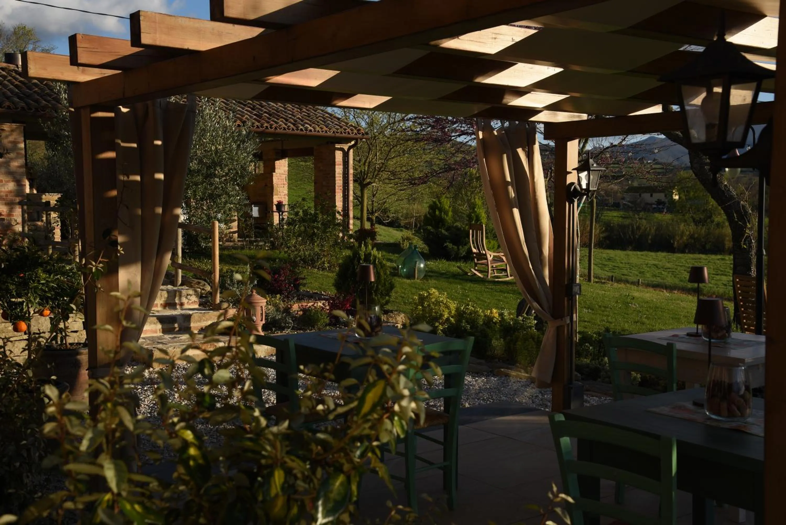 Garden view in Quelli del Picchio