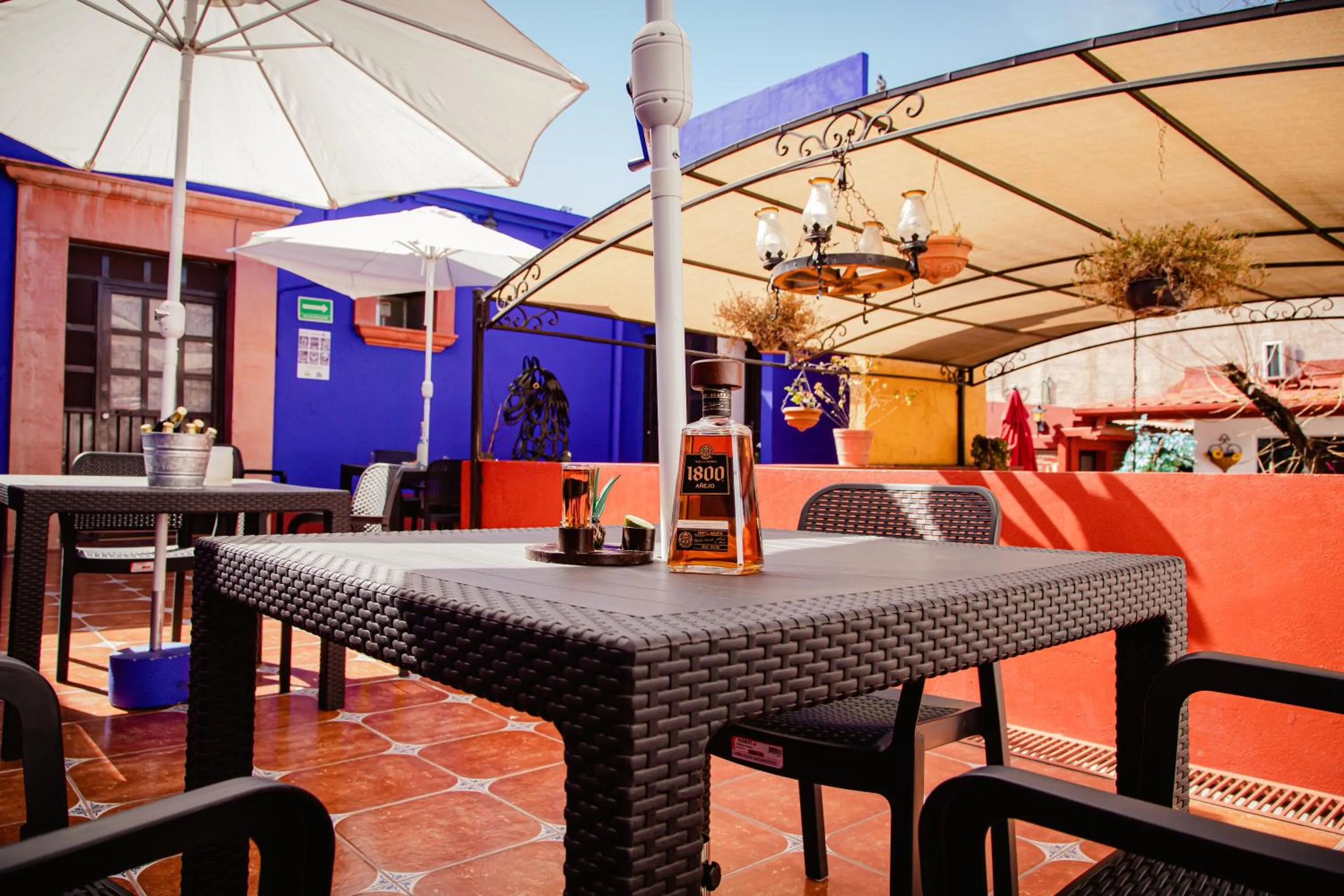 Patio in HOTEL BOUTIQUE EL VIEJO MUNDO