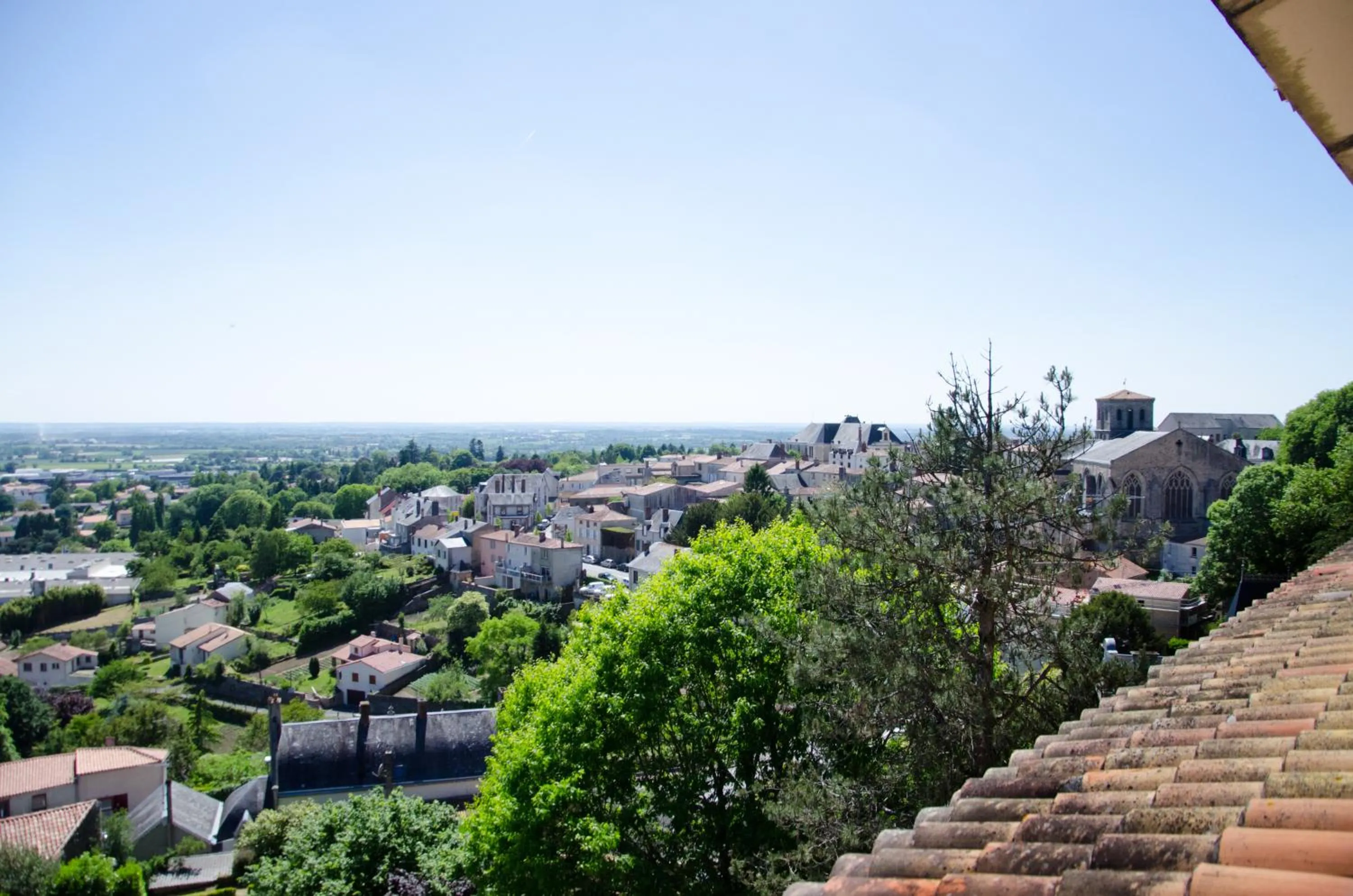 City view in Logis Hôtel de la Bruyere