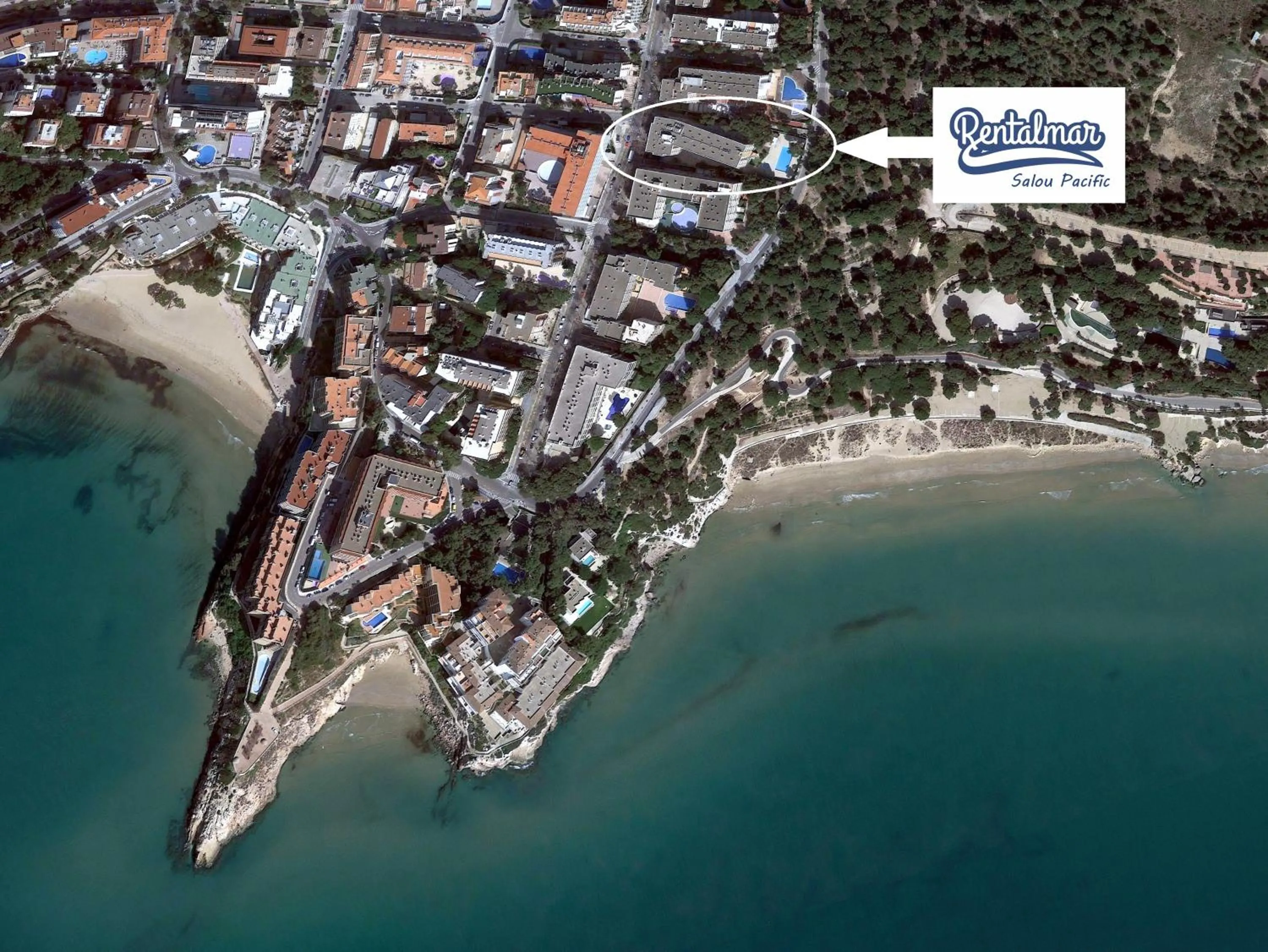 Bird's eye view in Salou Pacific Rentalmar