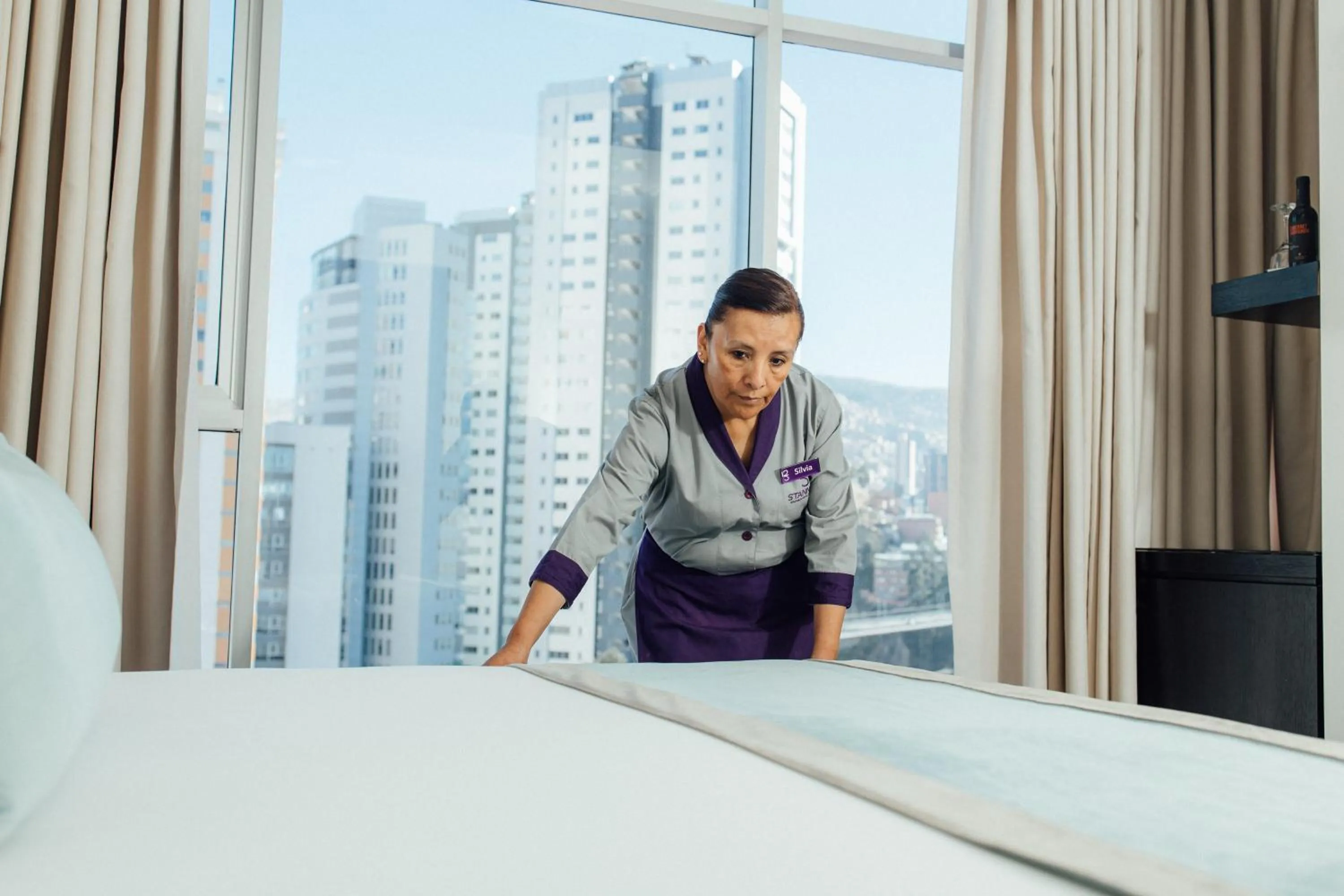 View (from property/room), Bed in Stannum Boutique Hotel & Spa