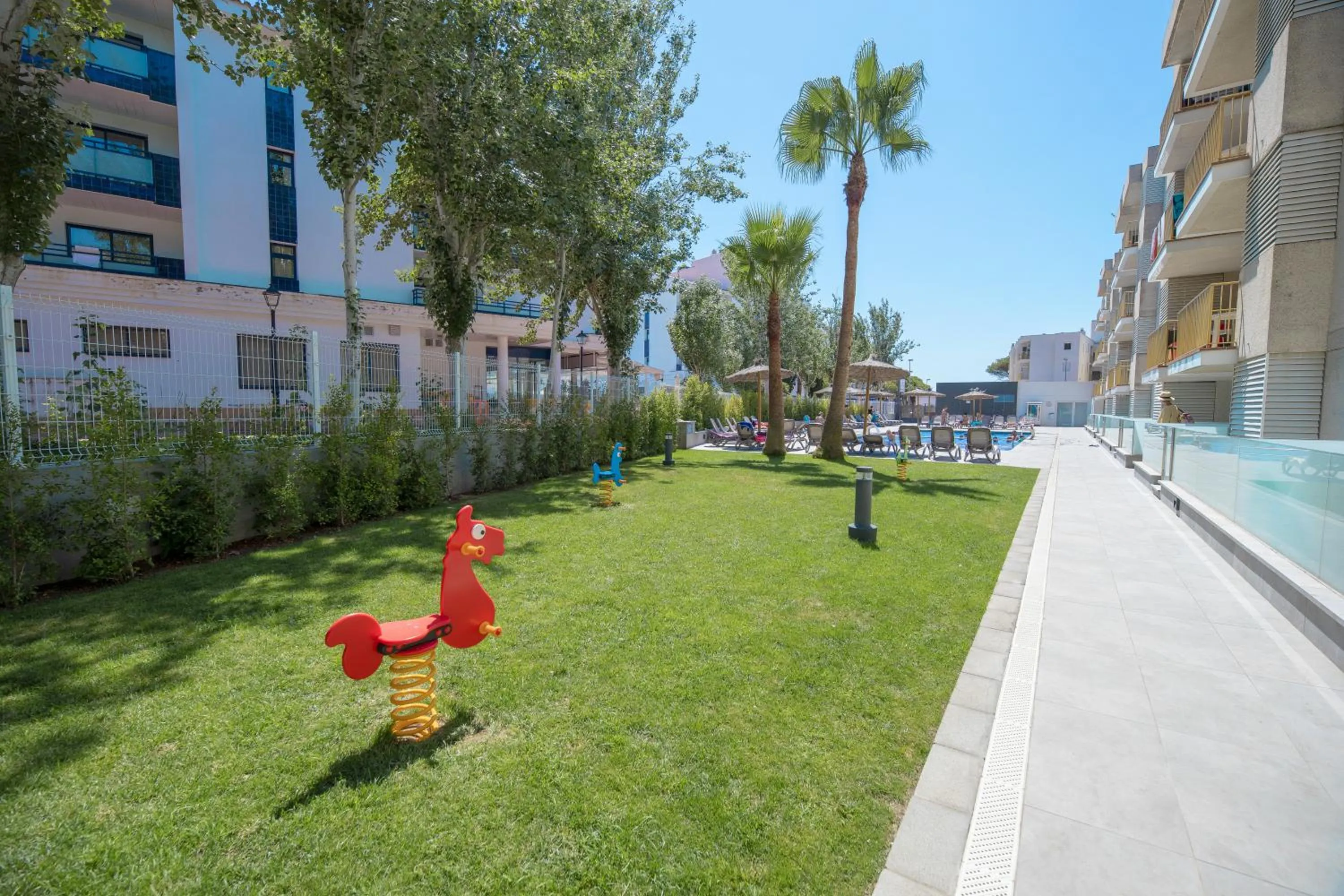 Children play ground in Rentalmar Pins Marina