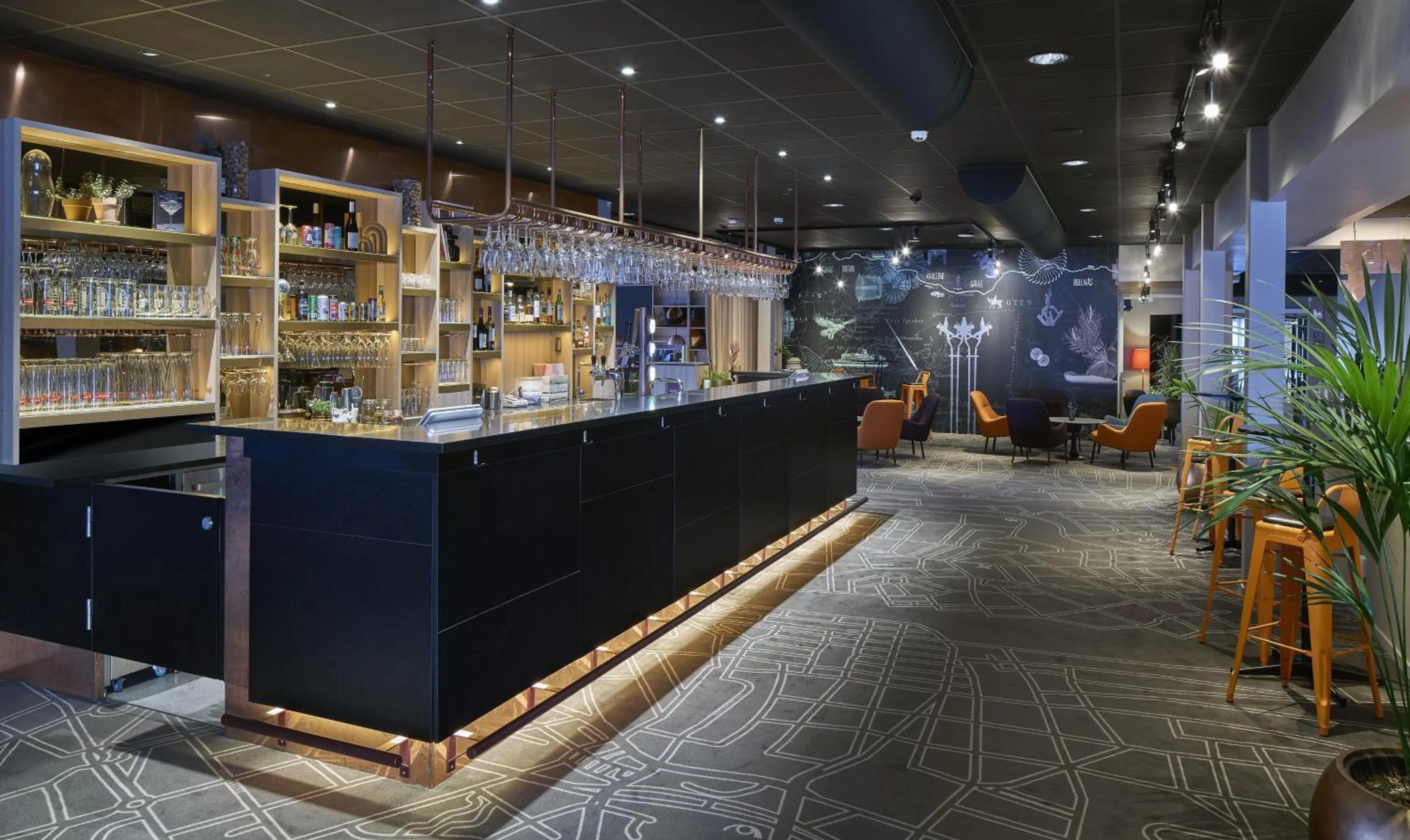 Lounge or bar in Scandic Luleå