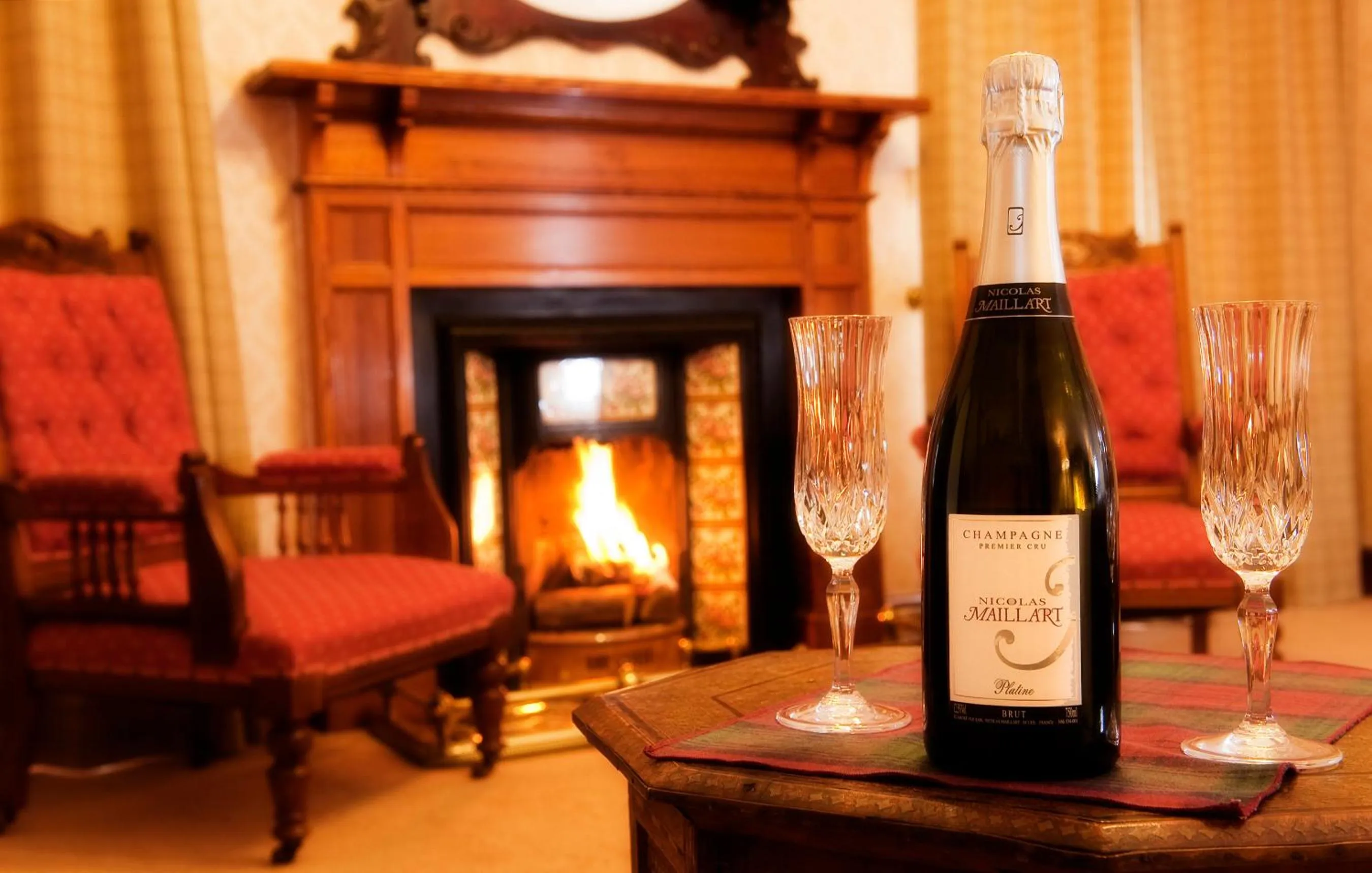 Seating area in The Tongue Hotel, by Highland Coast Hotels